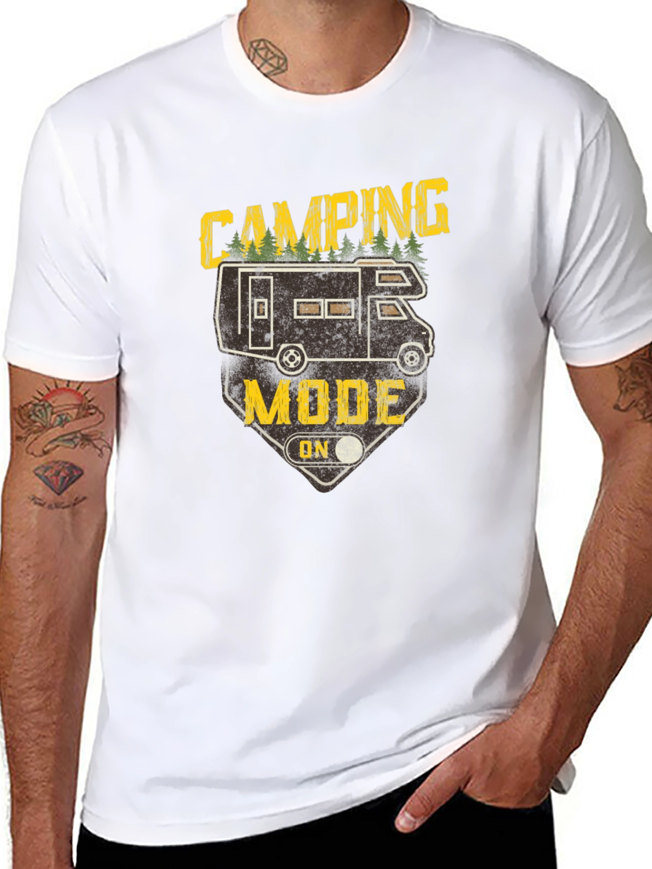 Camping Mode On T-Shirt