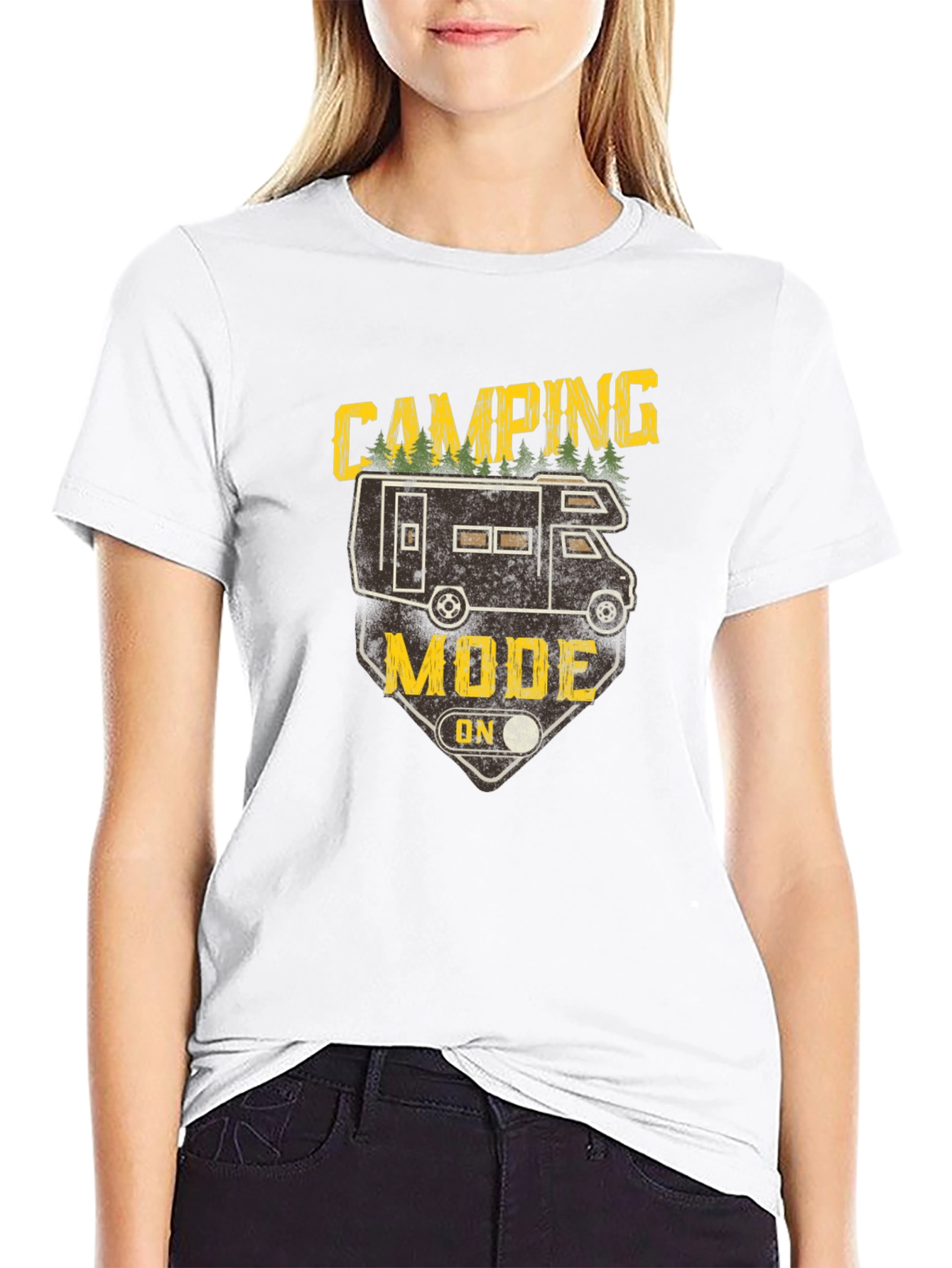 Camping Mode On T-Shirt