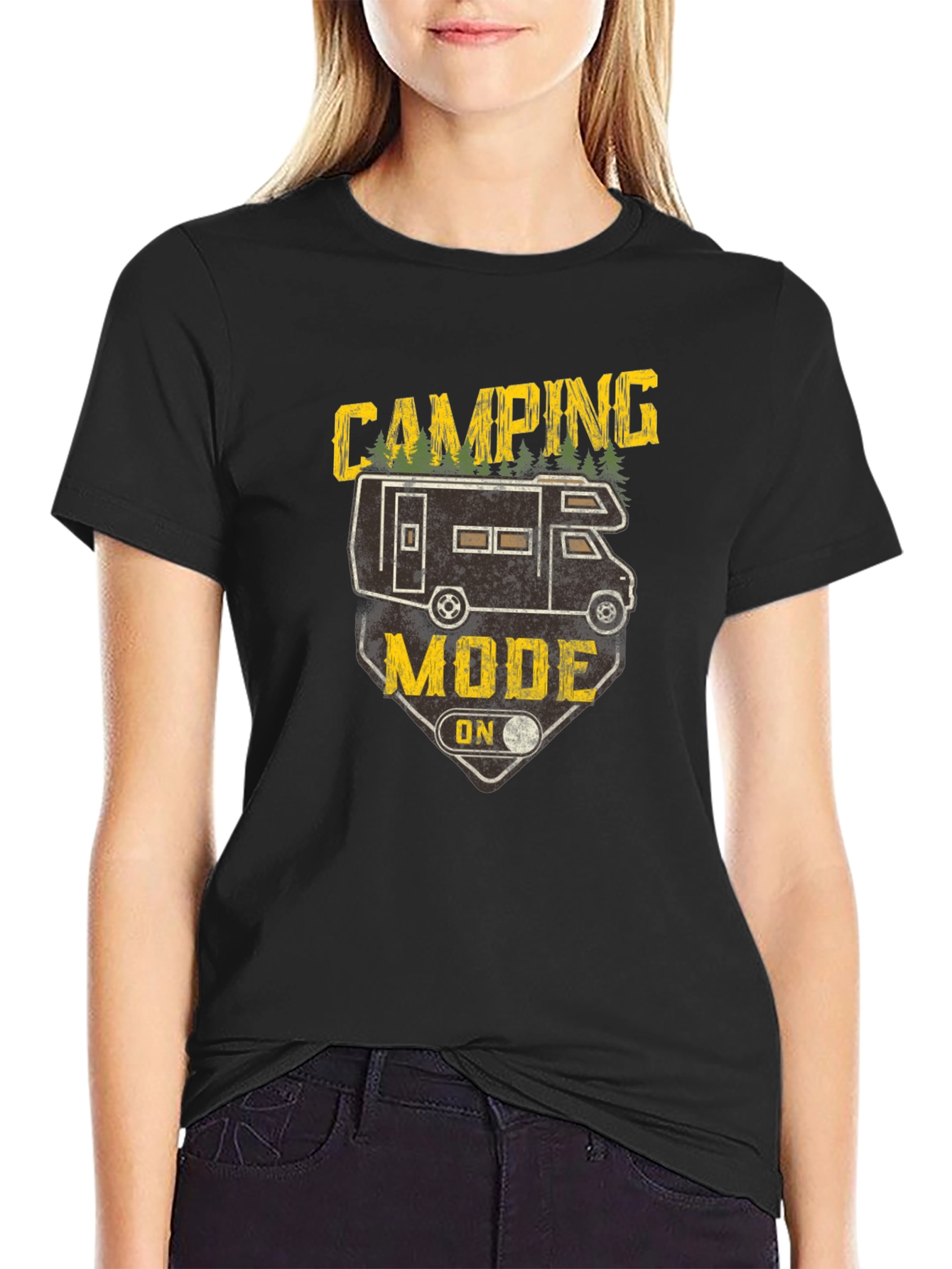 Camping Mode On T-Shirt