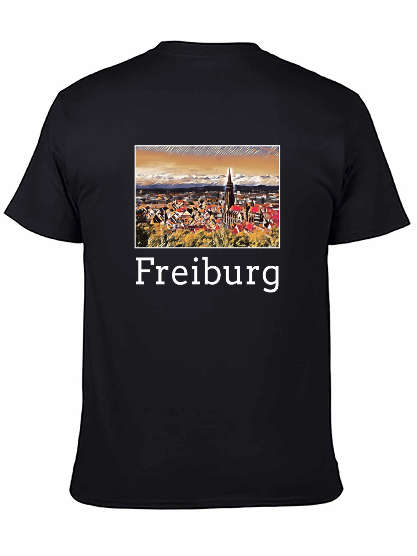 Freiburg T-Shirt - Cityscape Graphic Tee