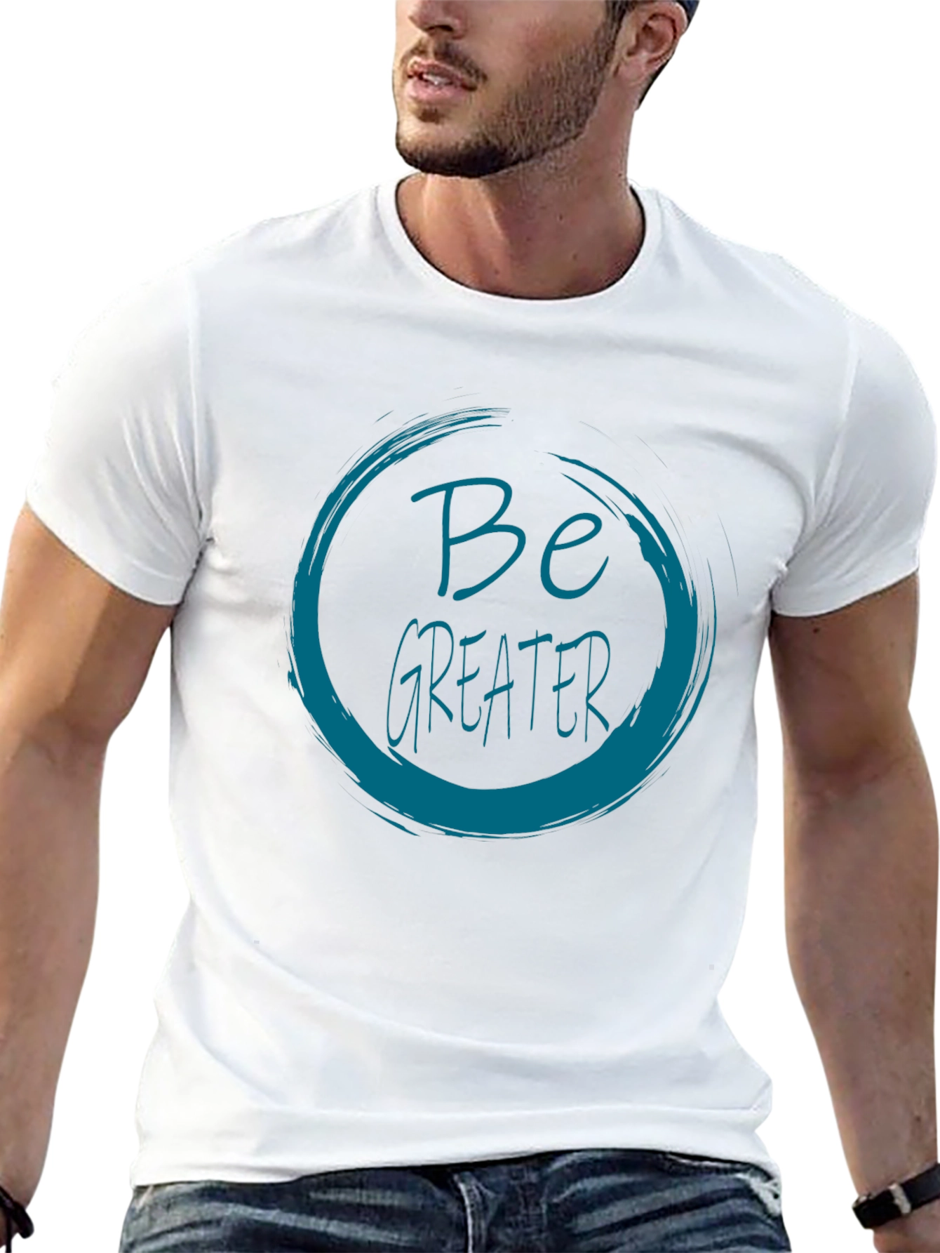 Be Greater Graphic T-Shirt - Trendy Tee