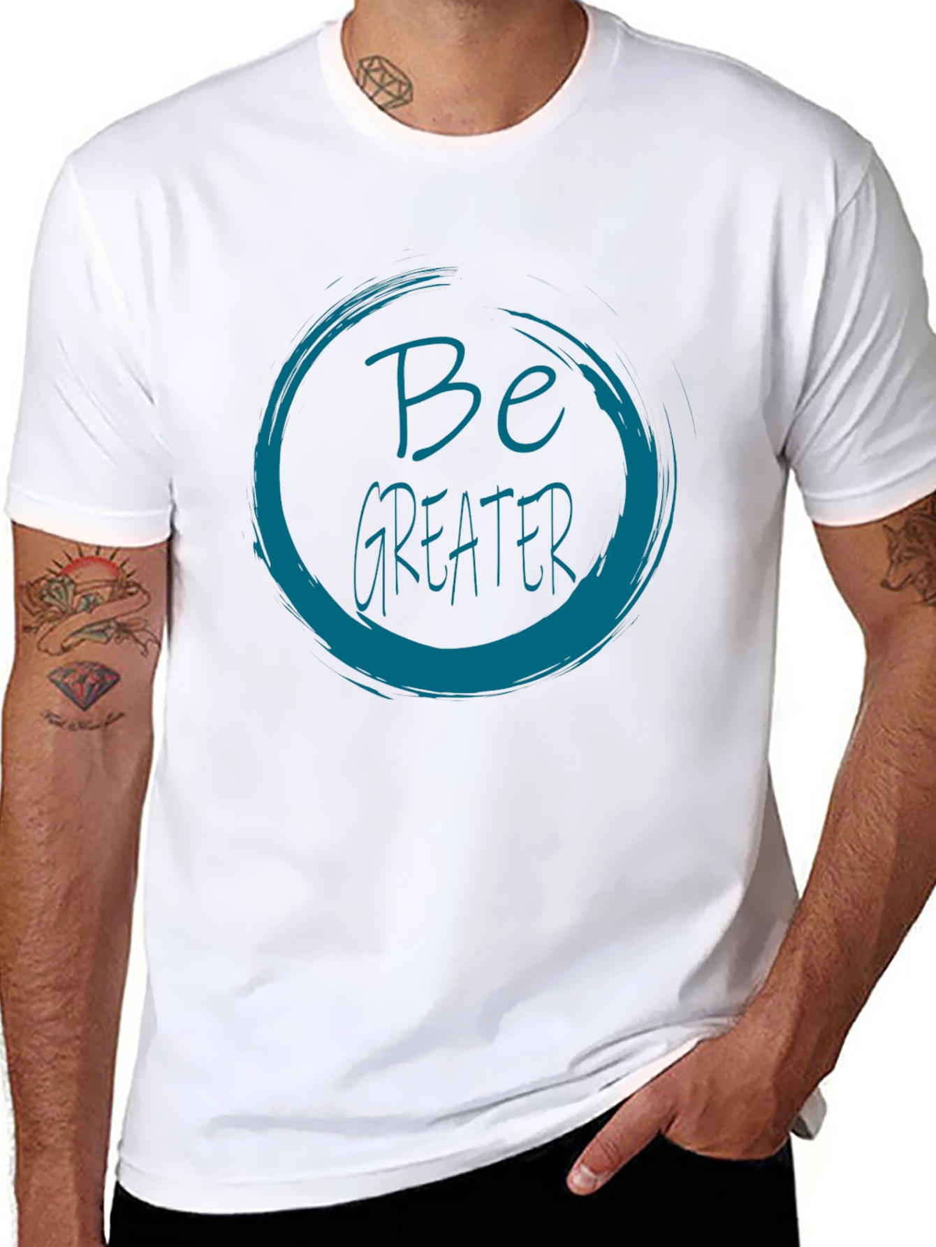 Be Greater Graphic T-Shirt - Trendy Tee