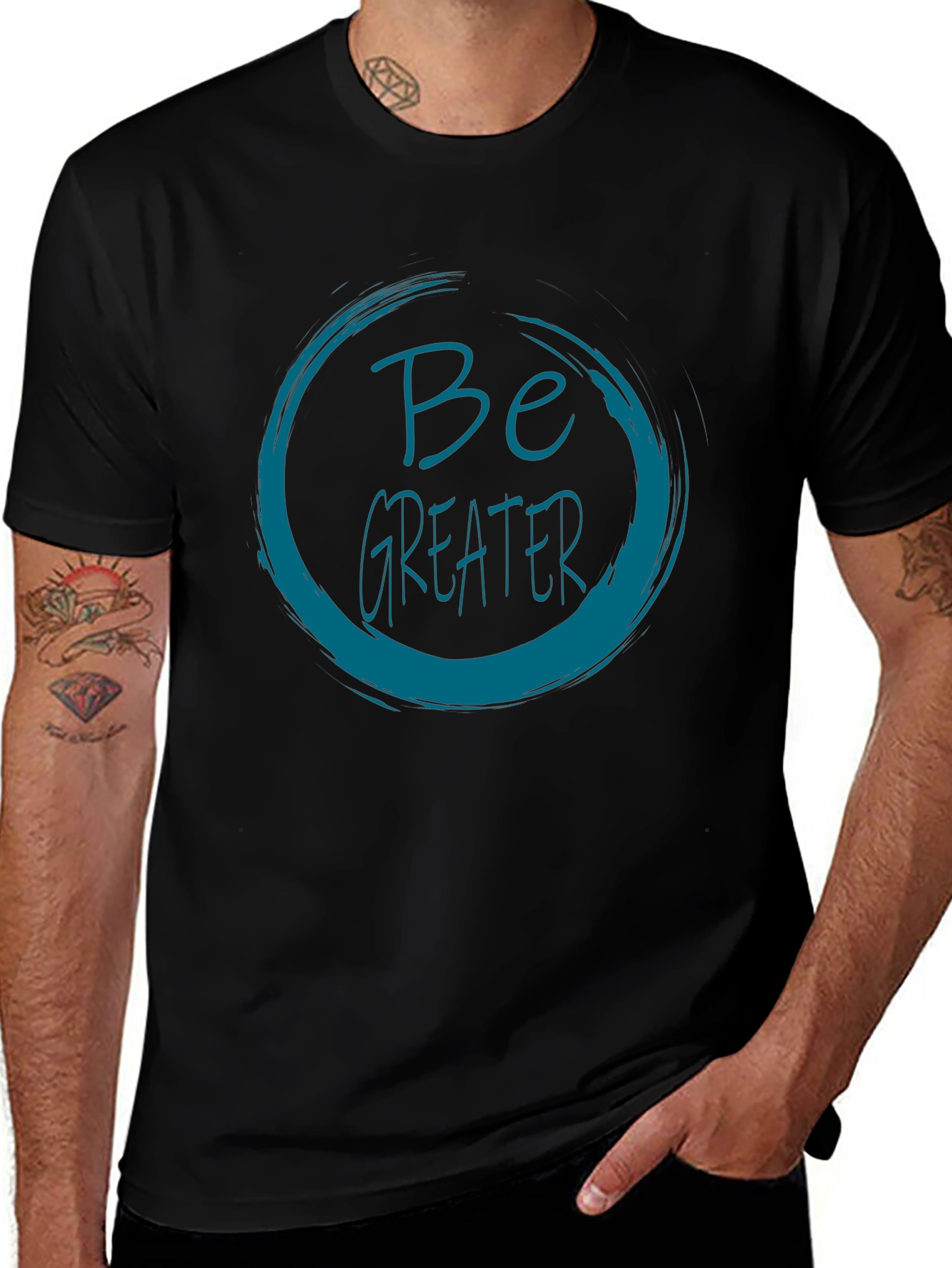 Be Greater Graphic T-Shirt - Trendy Tee
