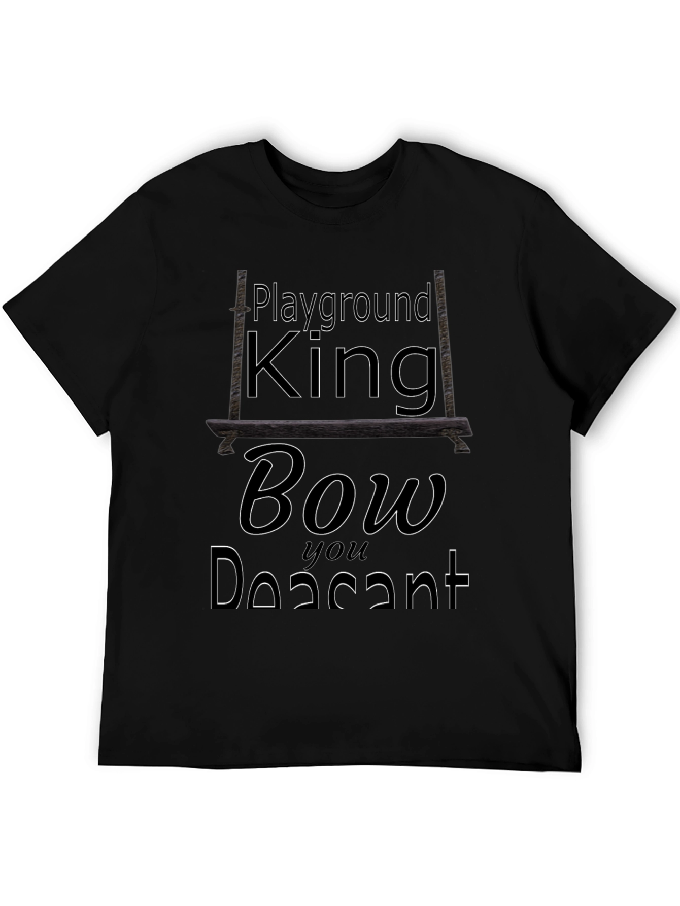 Playground King Bow You Decant Mens T-Shirt