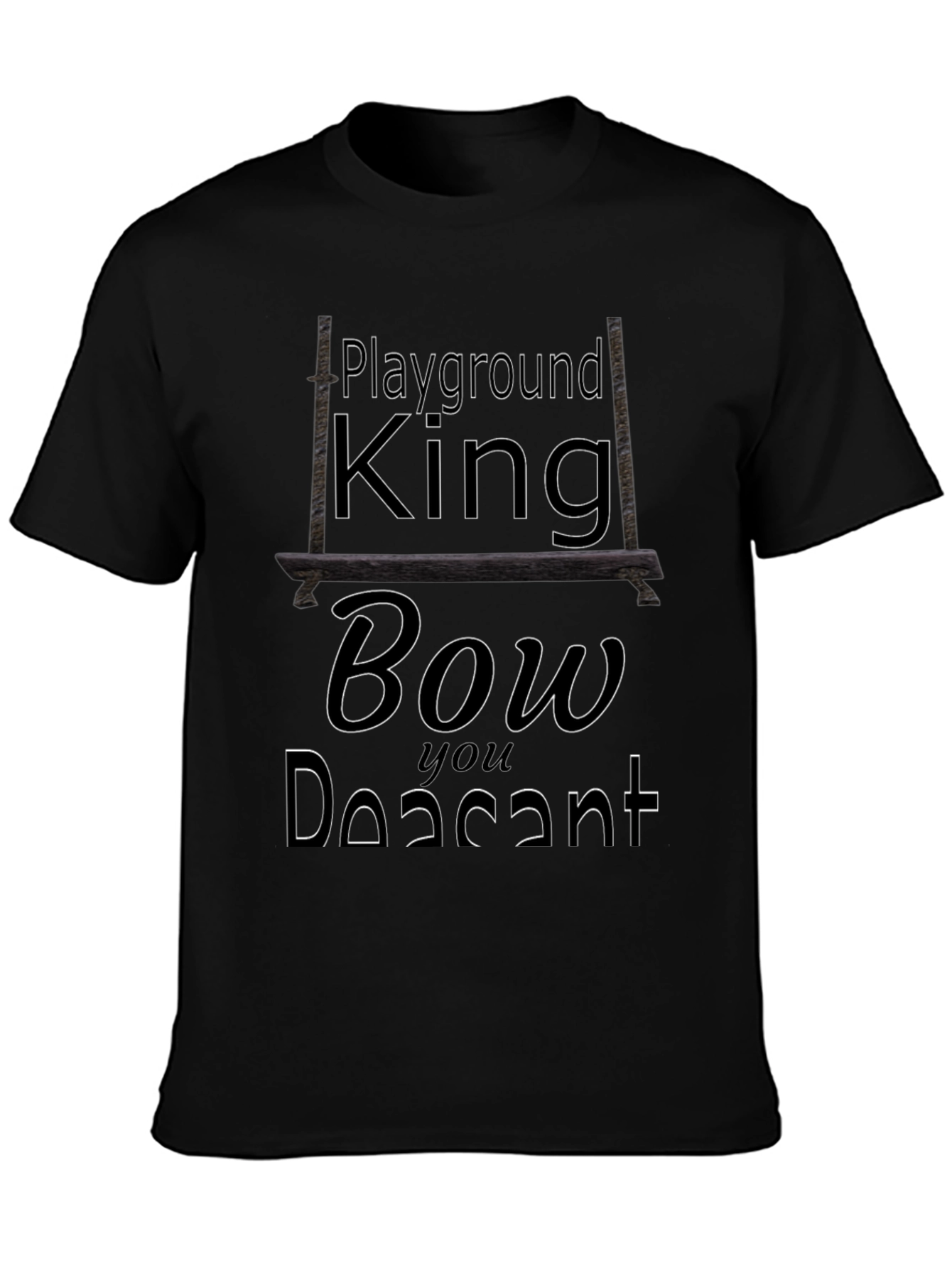 Playground King Bow You Decant Mens T-Shirt