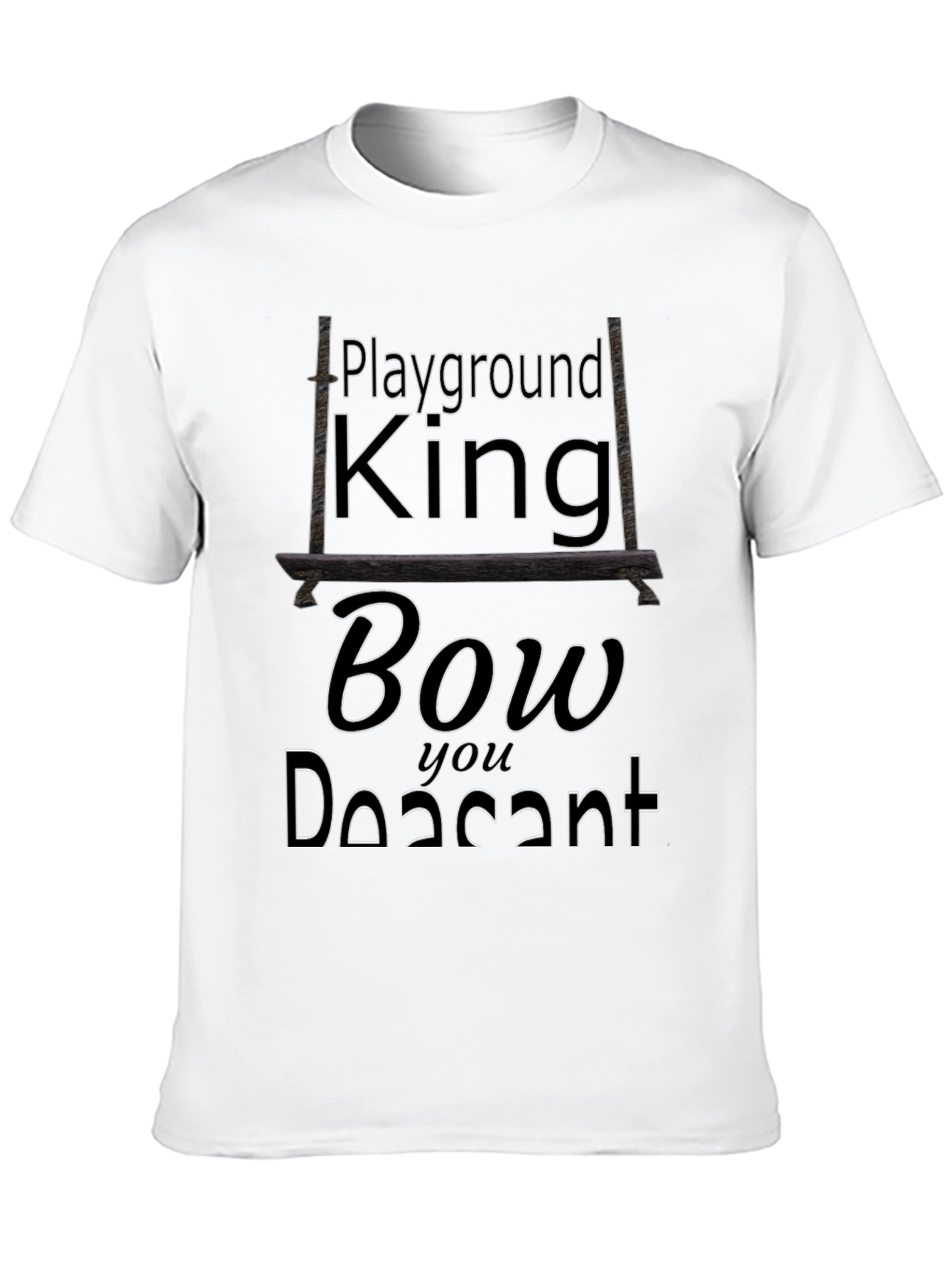 Playground King Bow You Decant Mens T-Shirt