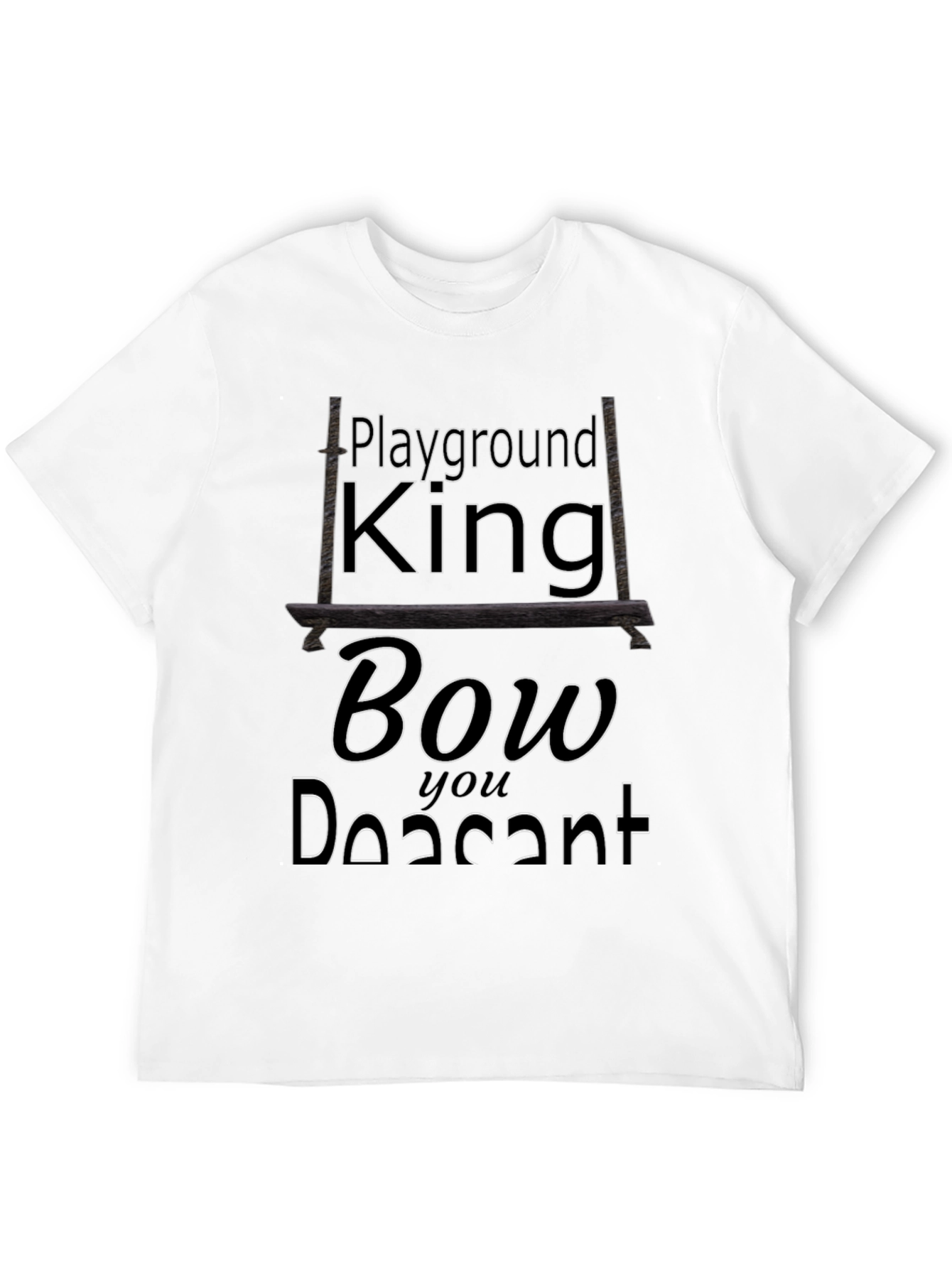 Playground King Bow You Decant Mens T-Shirt