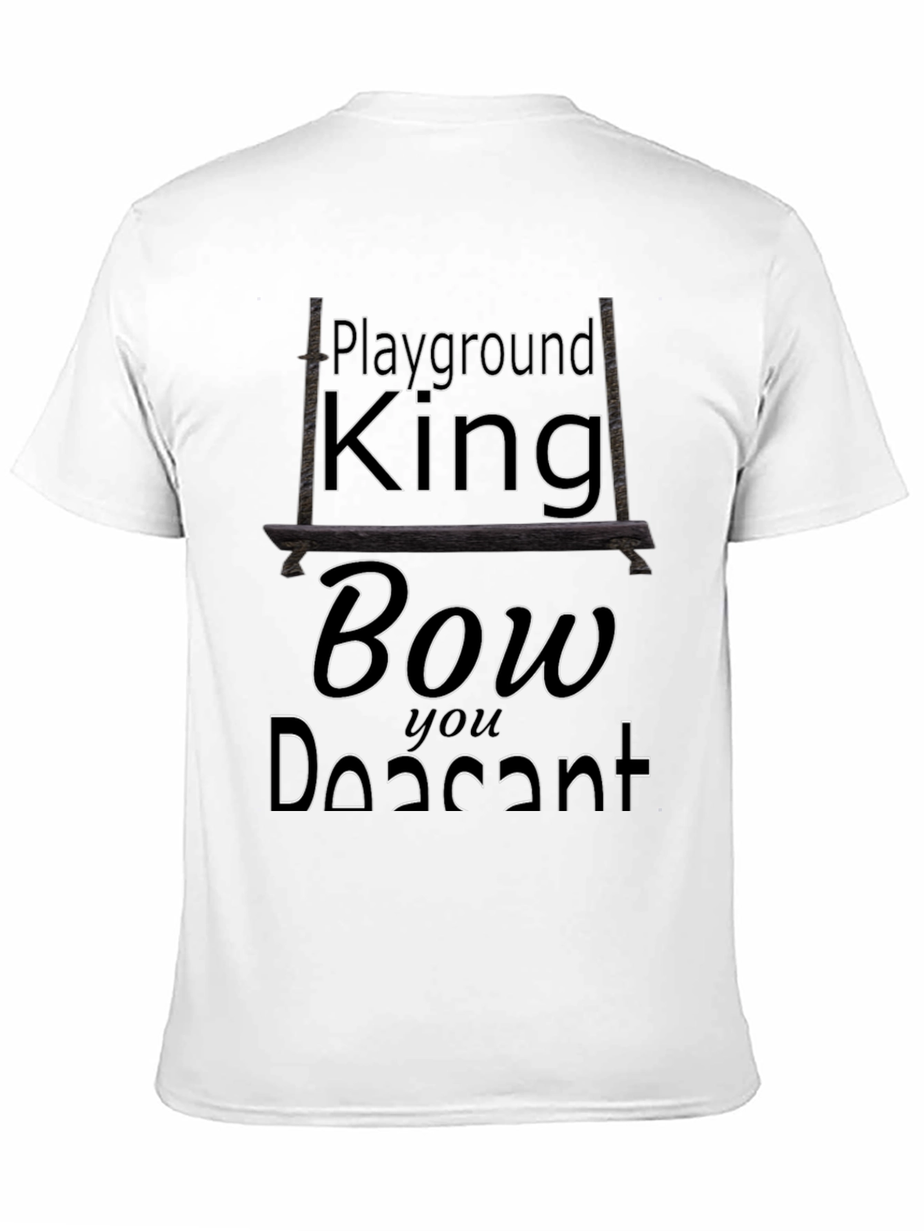 Playground King Bow You Decant Mens T-Shirt