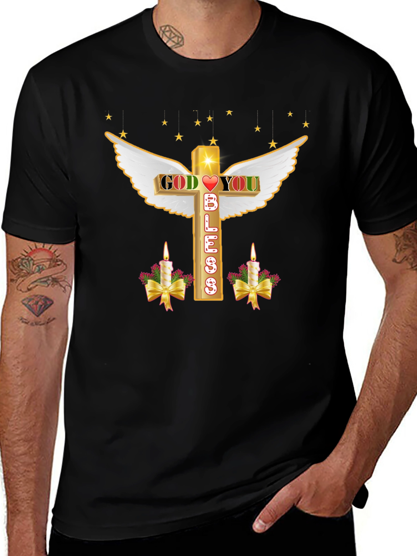 God Bless You Graphic T-Shirt