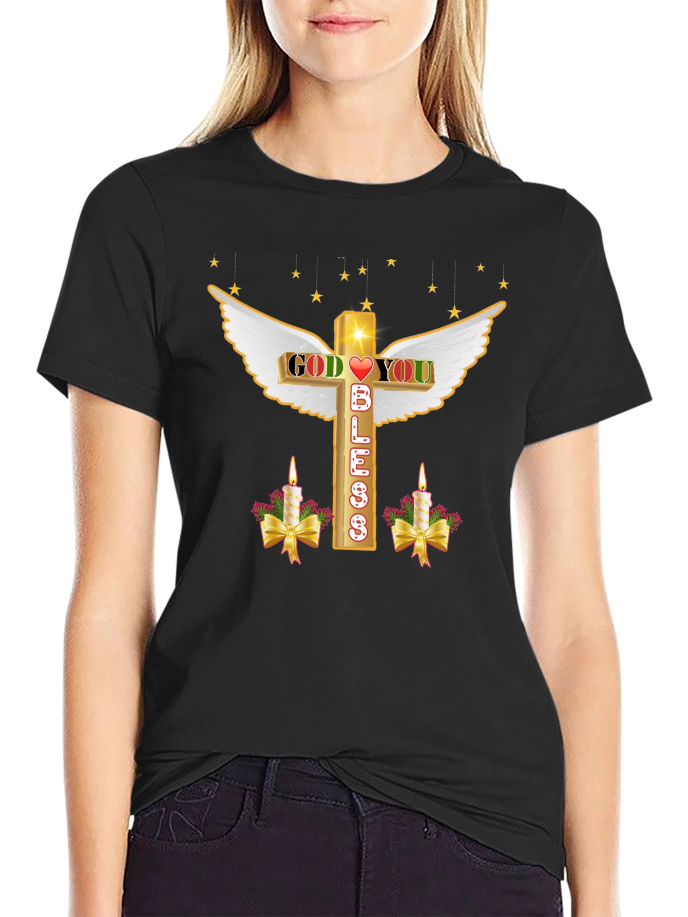 God Bless You Graphic T-Shirt