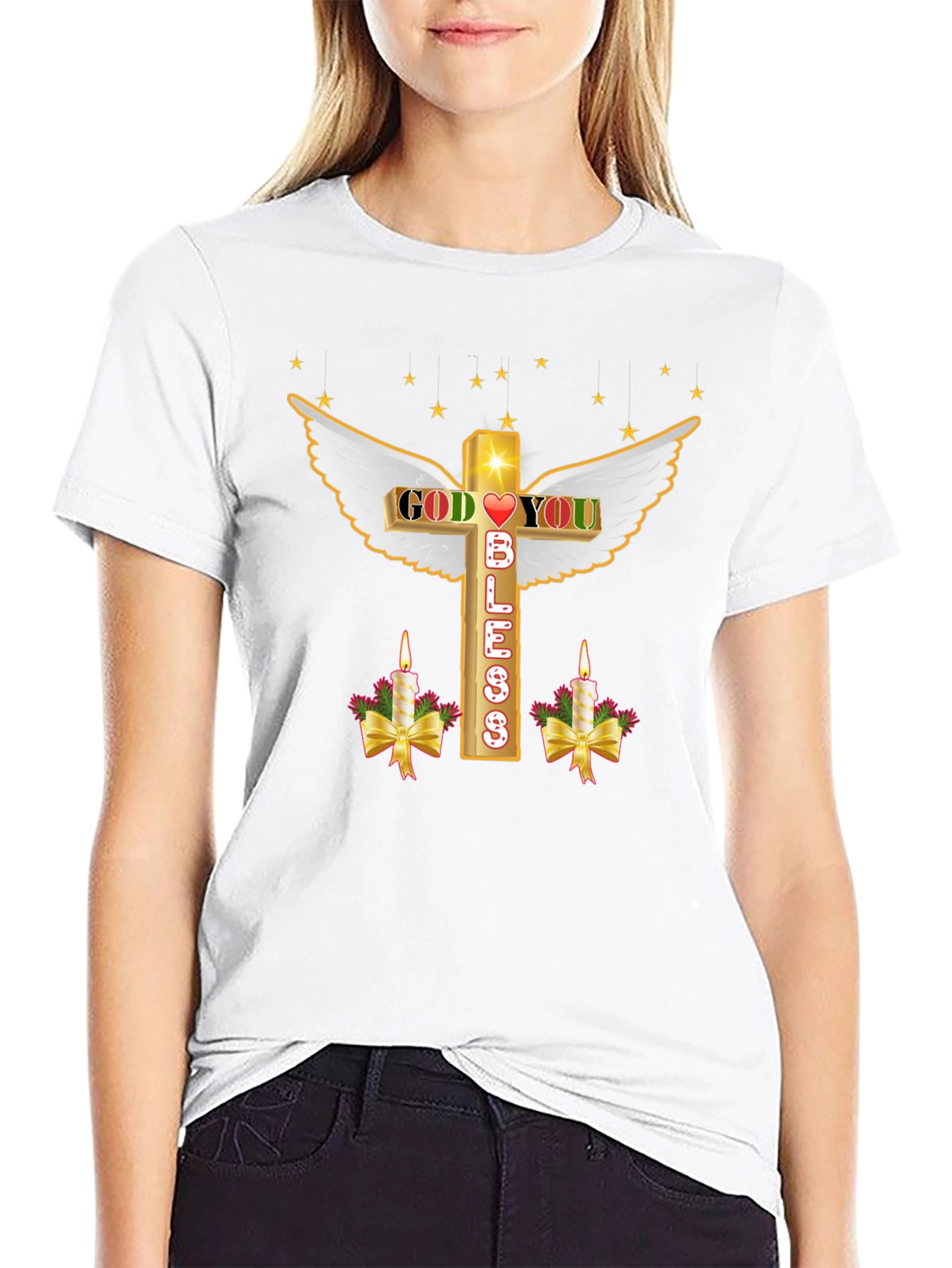 God Bless You Graphic T-Shirt