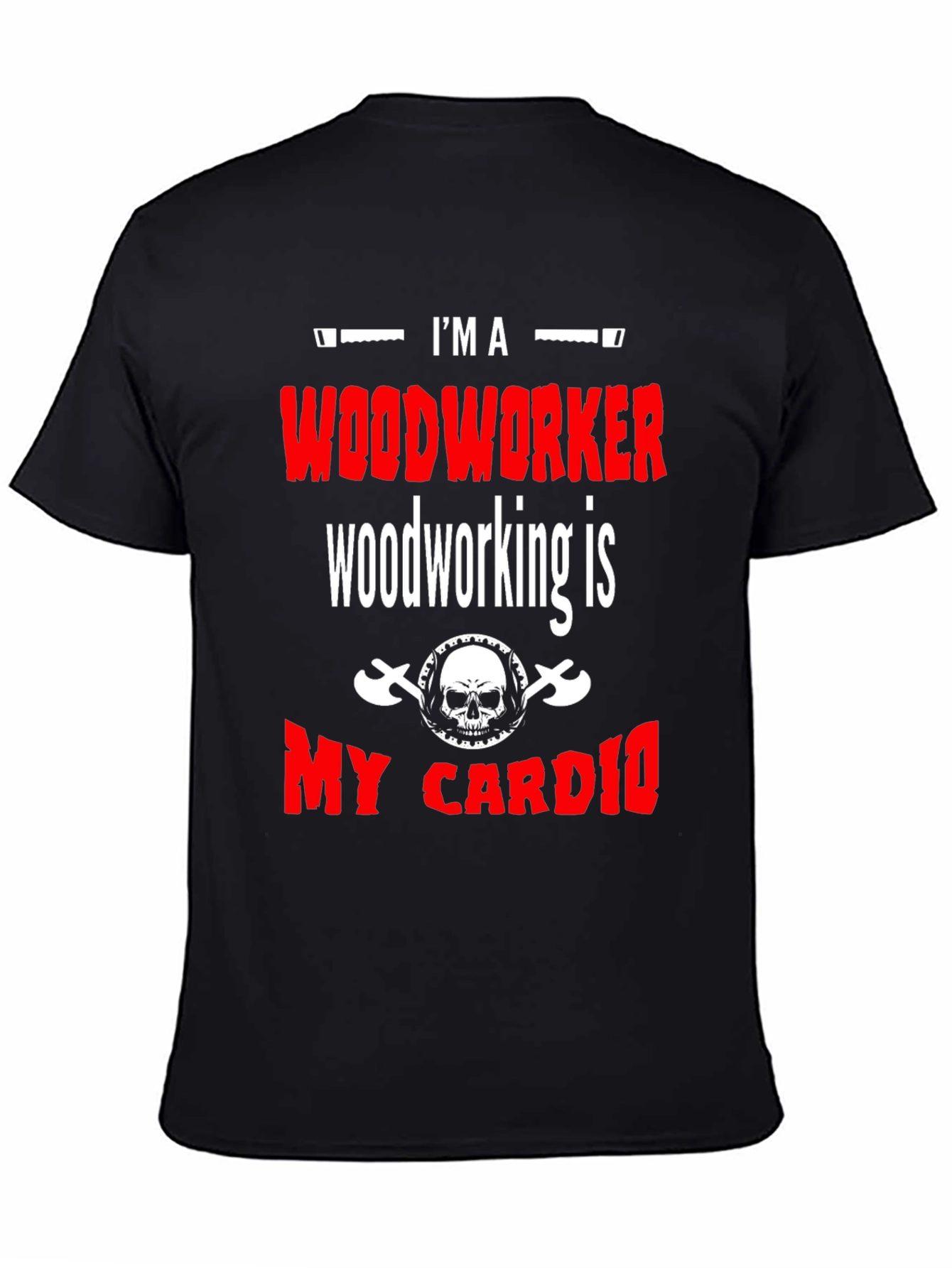 Woodworker My Cardio Black T-Shirt