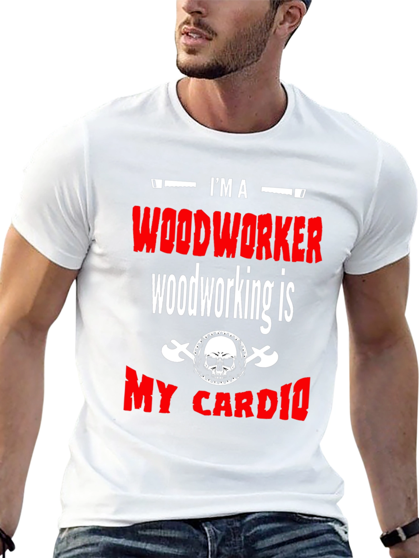 Woodworker My Cardio Black T-Shirt
