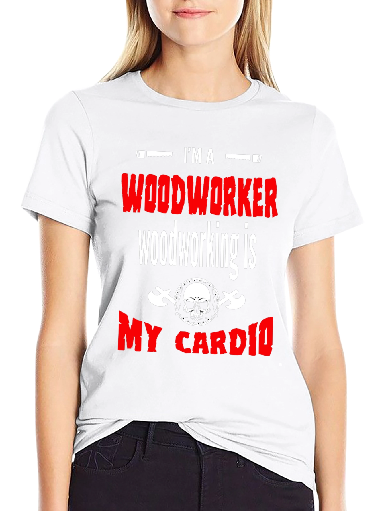 Woodworker My Cardio Black T-Shirt