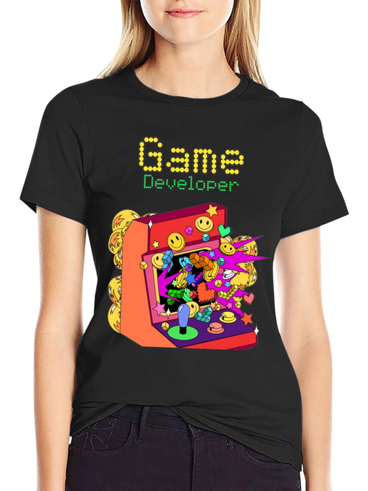 Game Developer Graphic Tee - Arcade Style