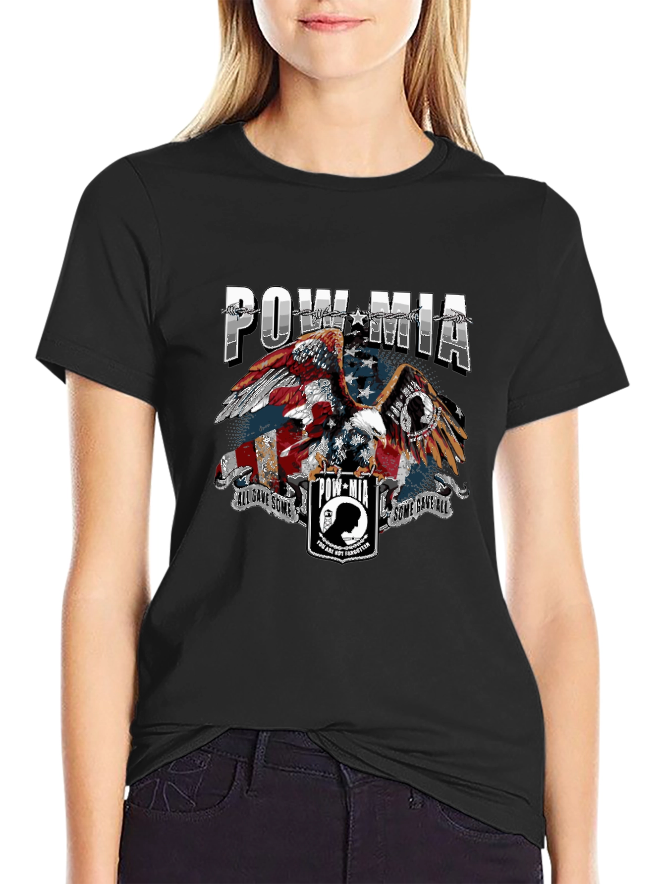 POW MIA Eagle T-Shirt - Some Gave All