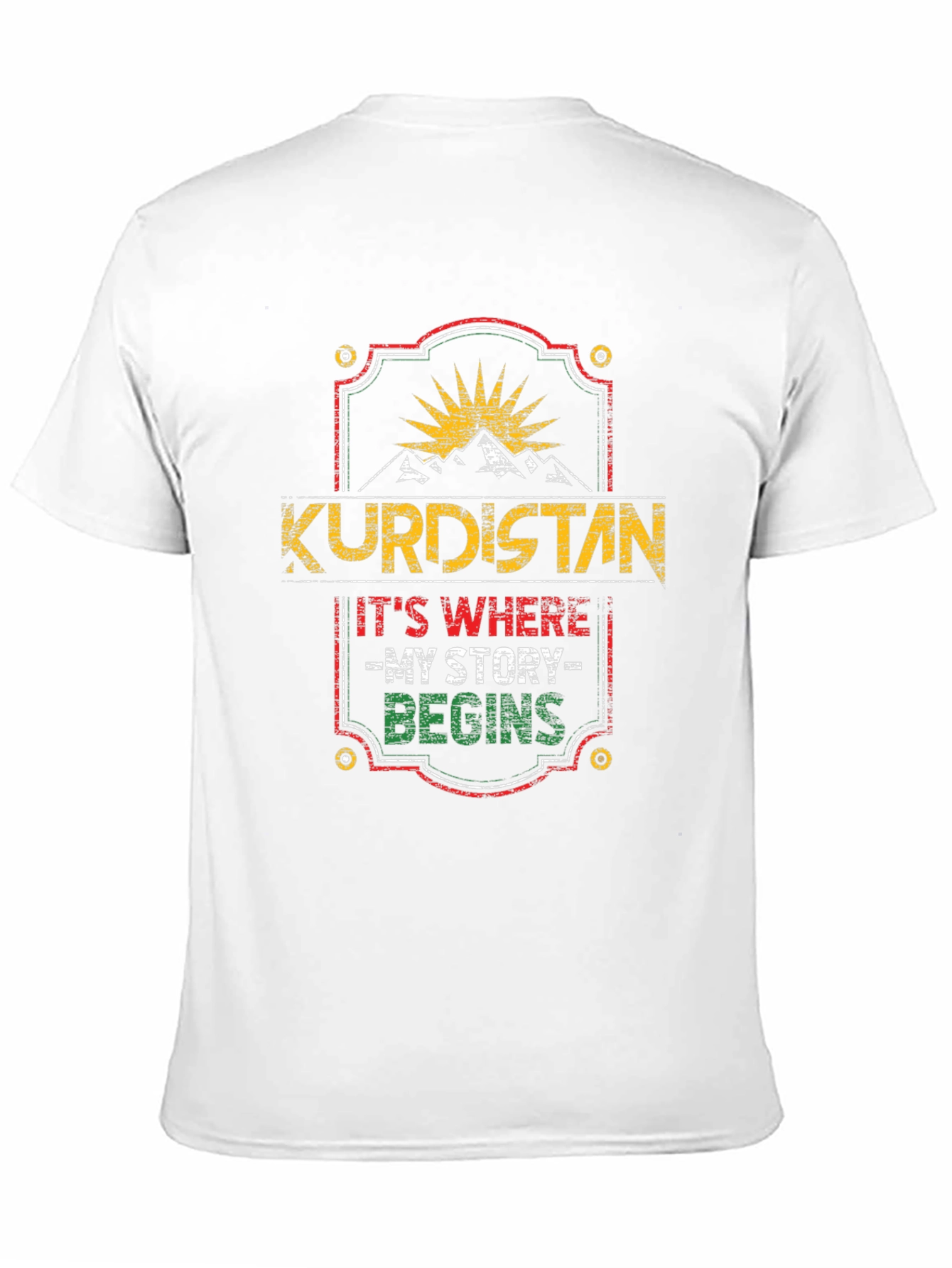 Kurdistan Its Where My Story Begins Black T-Shirt