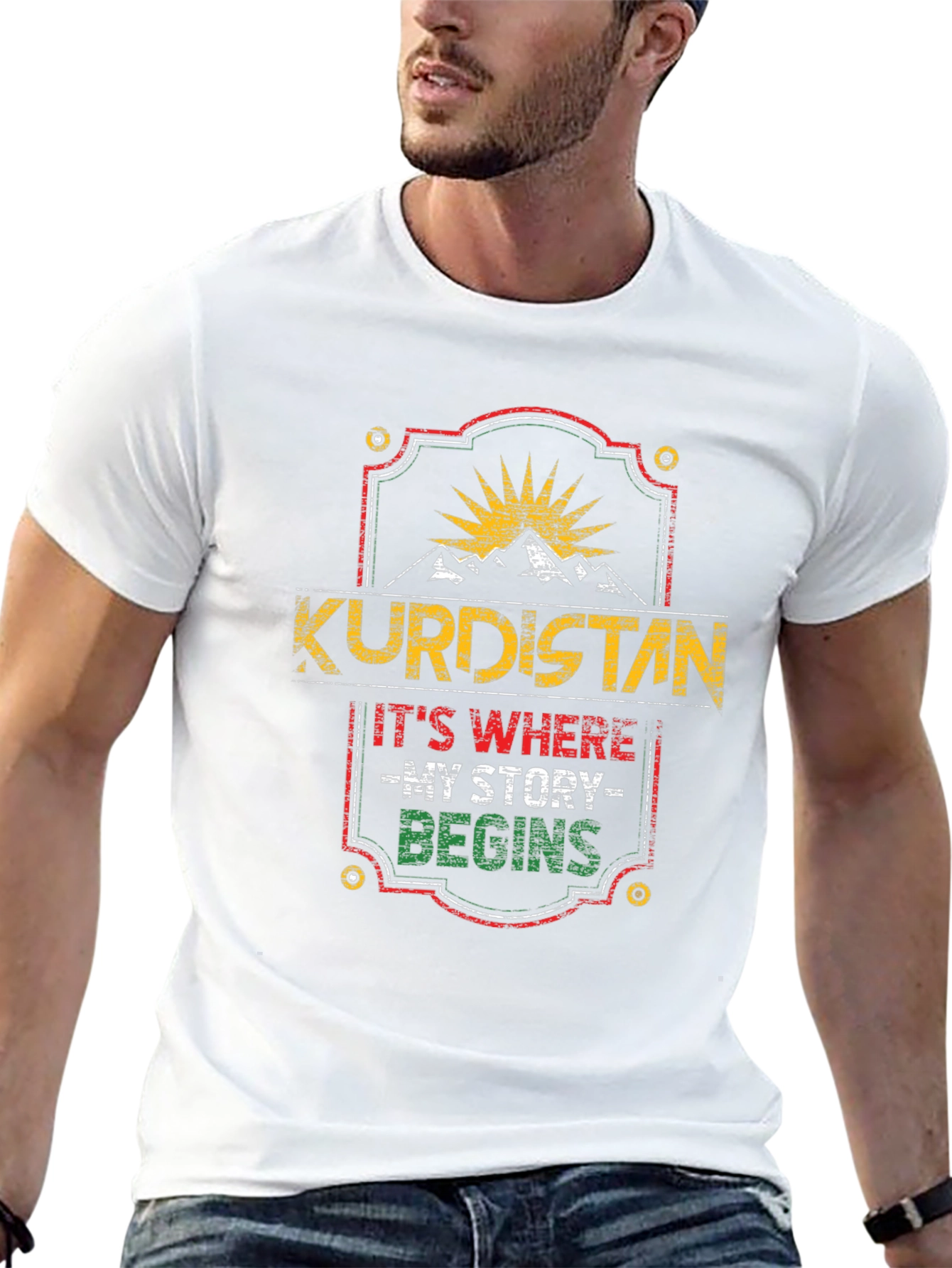 Kurdistan Its Where My Story Begins Black T-Shirt