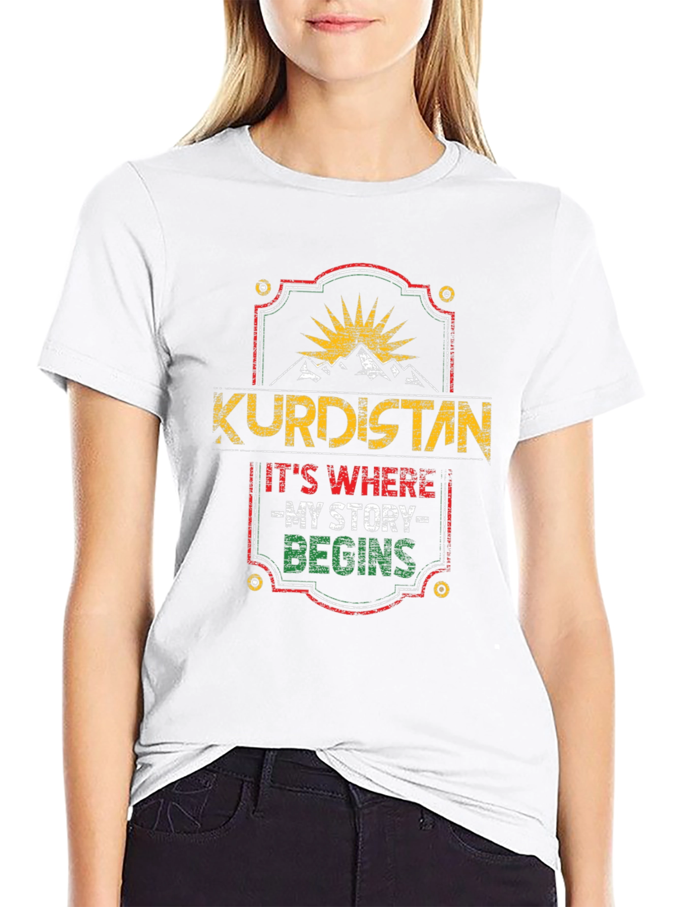 Kurdistan Its Where My Story Begins Black T-Shirt