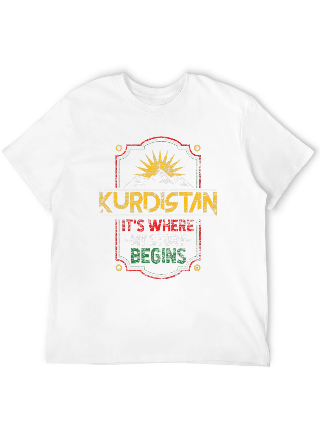 Kurdistan Its Where My Story Begins Black T-Shirt