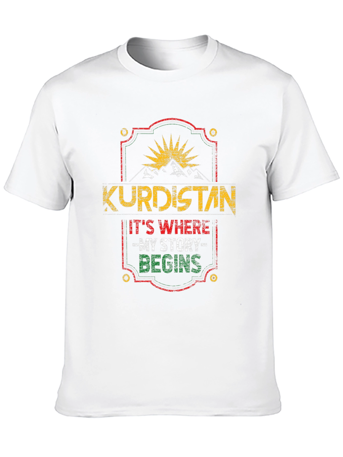Kurdistan Its Where My Story Begins Black T-Shirt