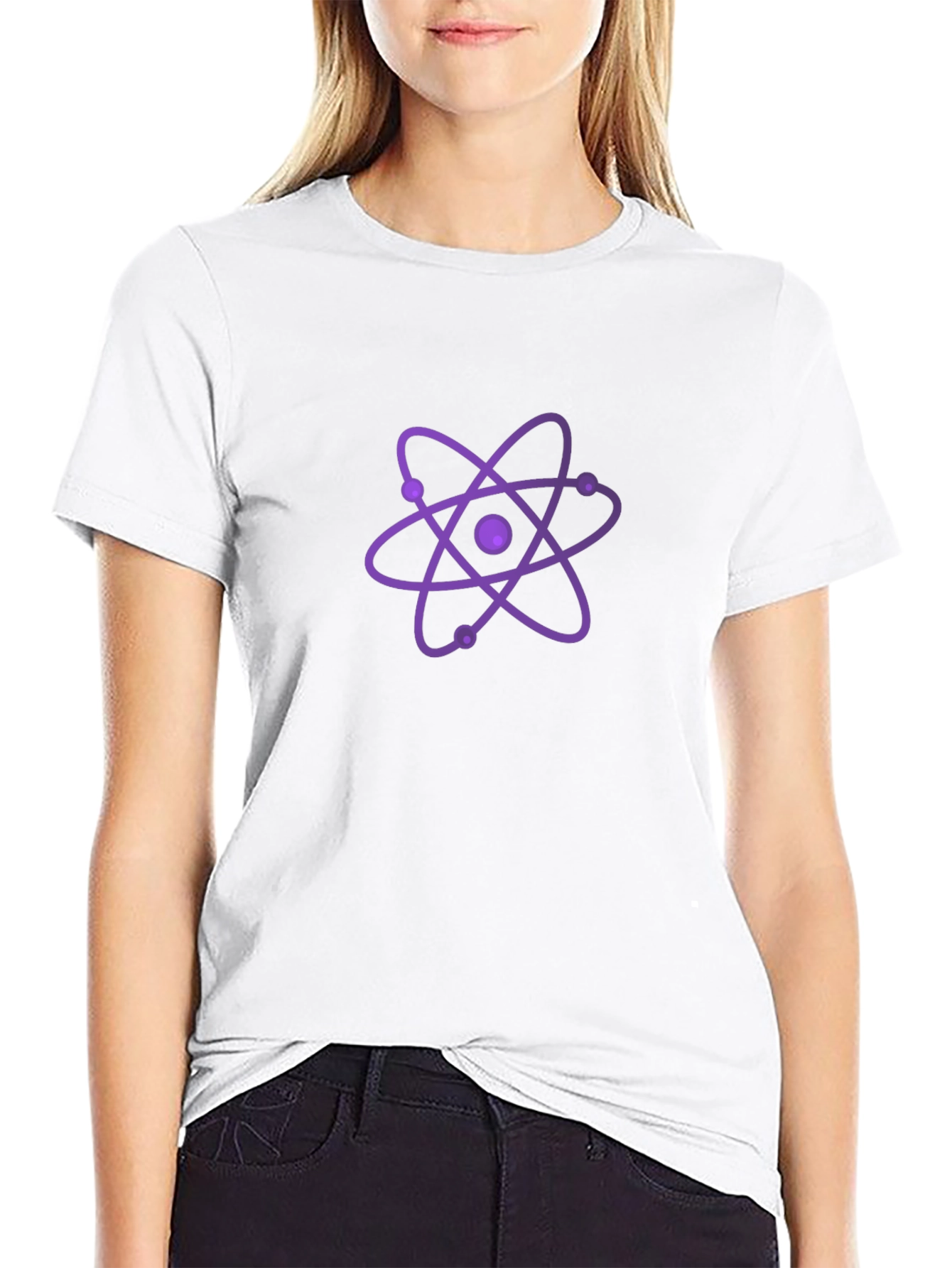 Atom Graphic Black T-Shirt