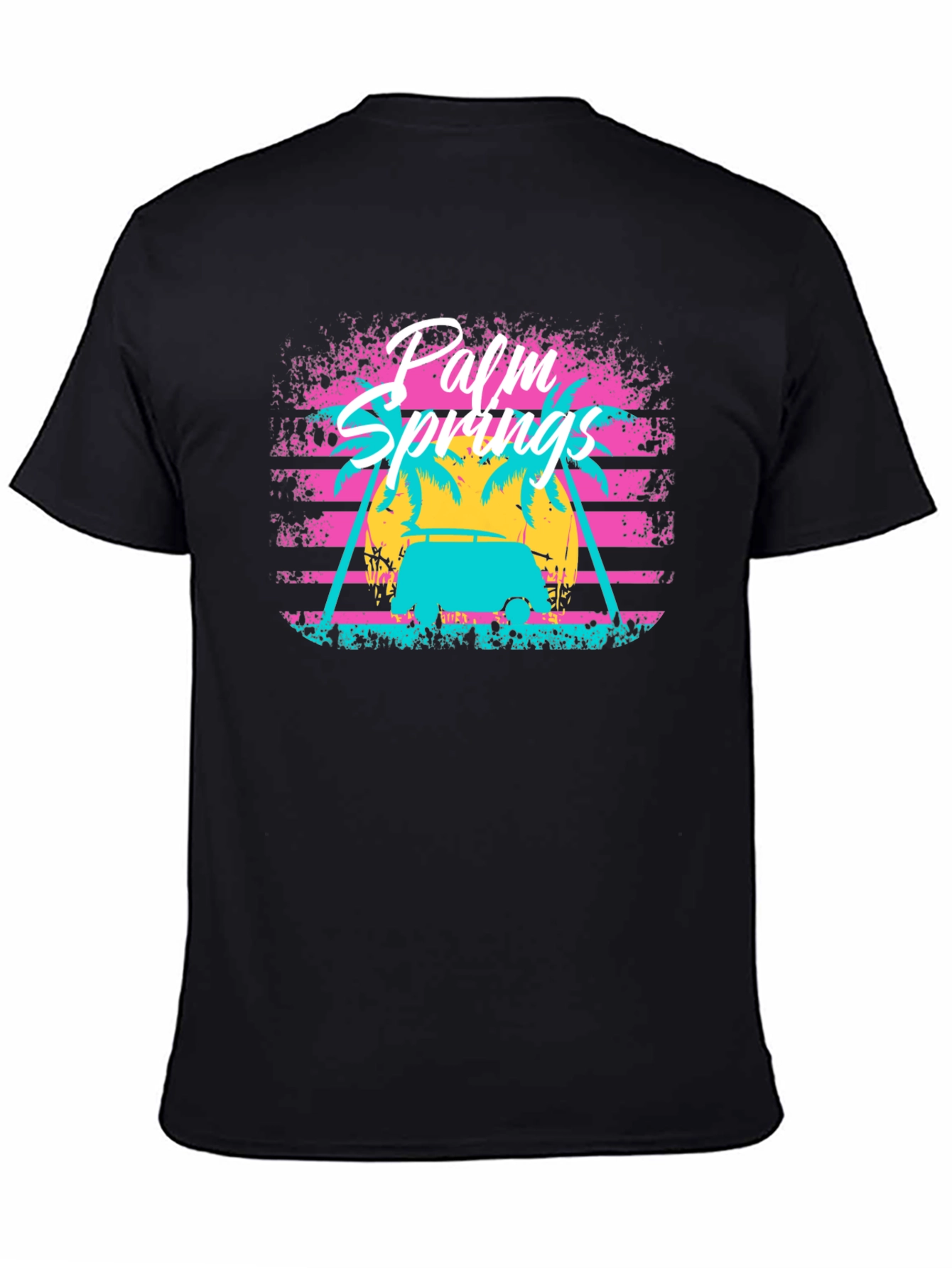 Palm Springs Retro Graphic Tee - Vacation Vibes
