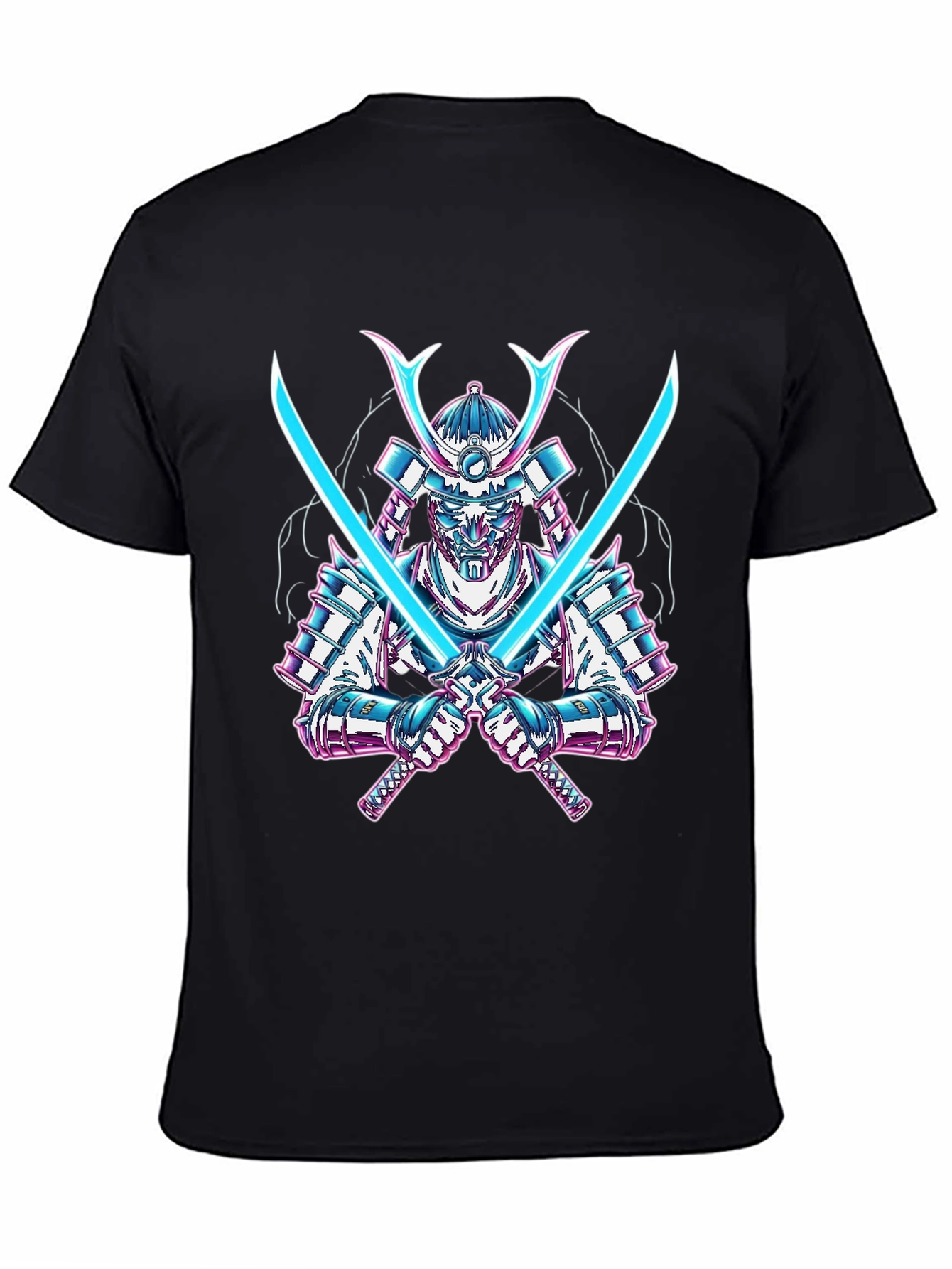 Samurai Warrior Graphic Tee - Black T-Shirt