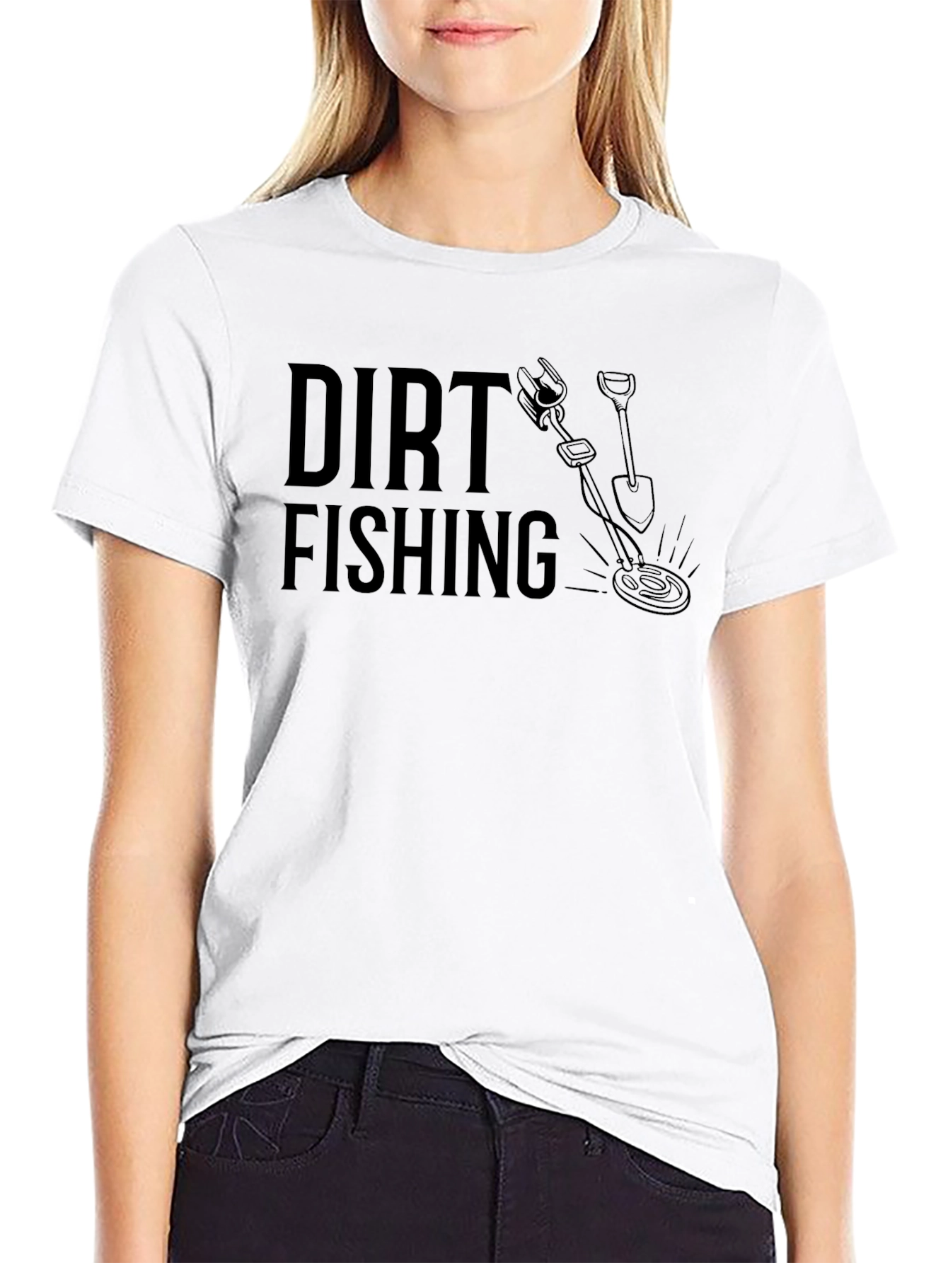 Dirt Fishing T-Shirt - Metal Detecting Adventure Tee