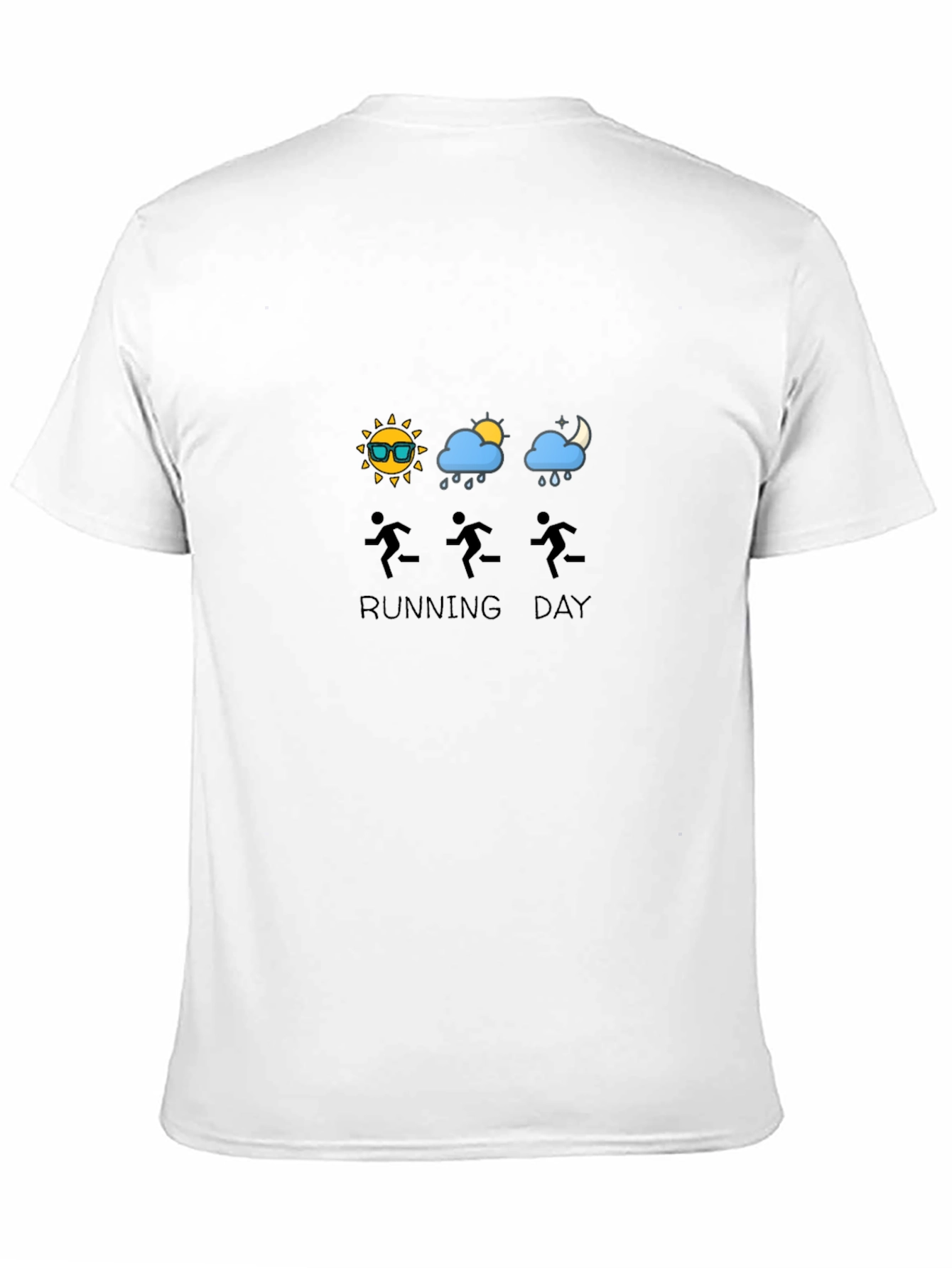 Running Day T-Shirt: Weather Graphic Tee