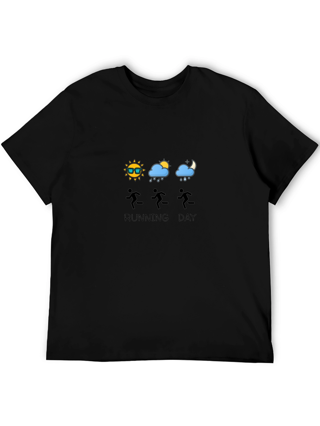Running Day T-Shirt: Weather Graphic Tee