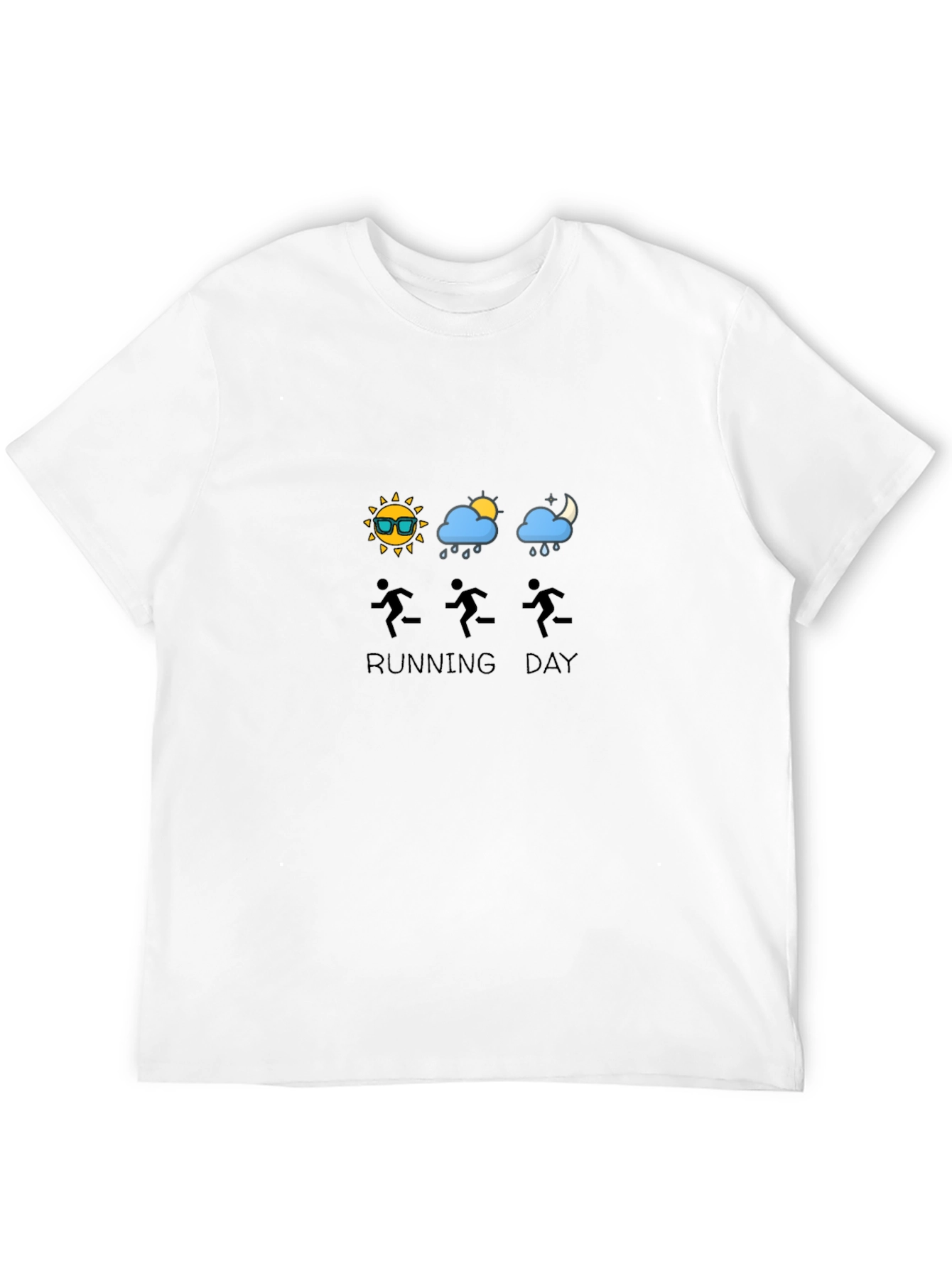 Running Day T-Shirt: Weather Graphic Tee
