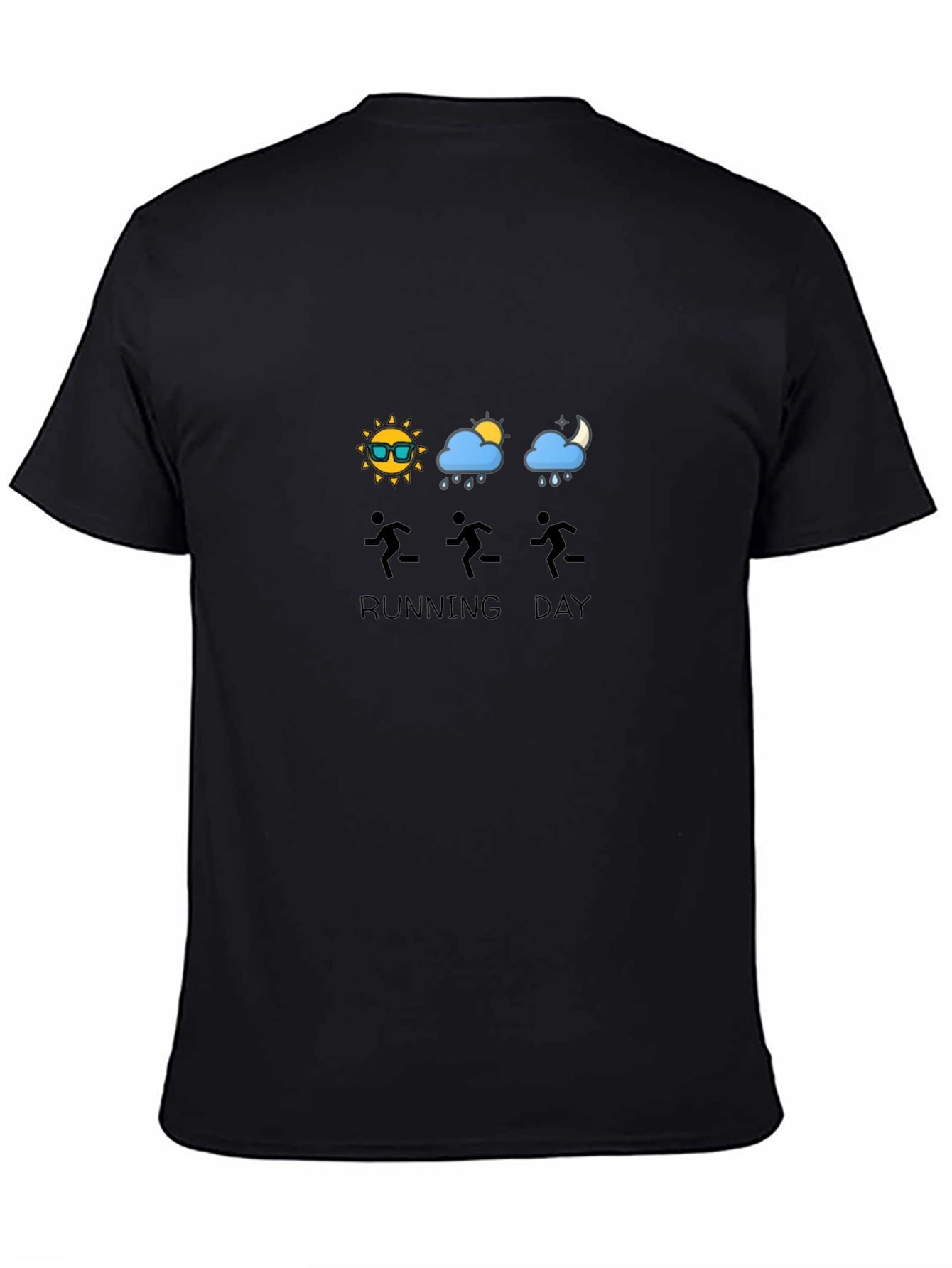 Running Day T-Shirt: Weather Graphic Tee