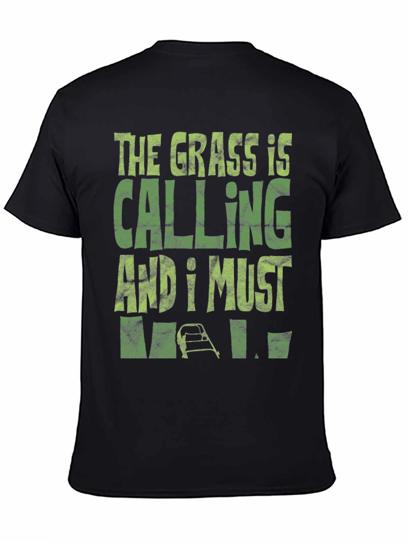 The Grass Is Calling Funny Lawn Mowing T-Shirt
