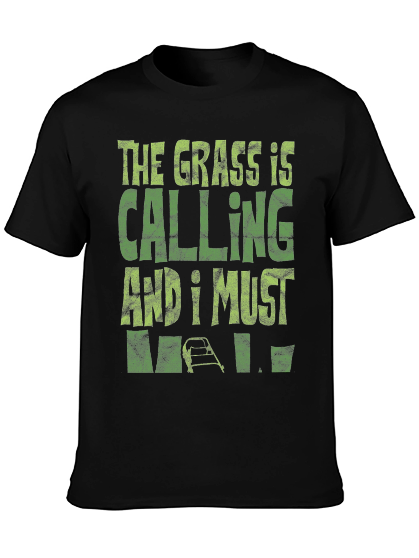 The Grass Is Calling Funny Lawn Mowing T-Shirt