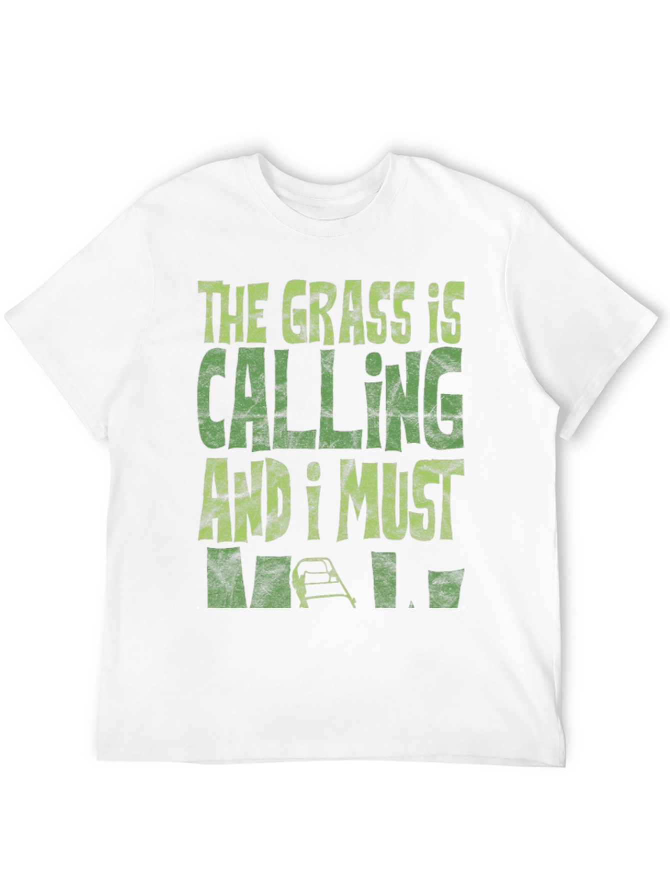 The Grass Is Calling Funny Lawn Mowing T-Shirt