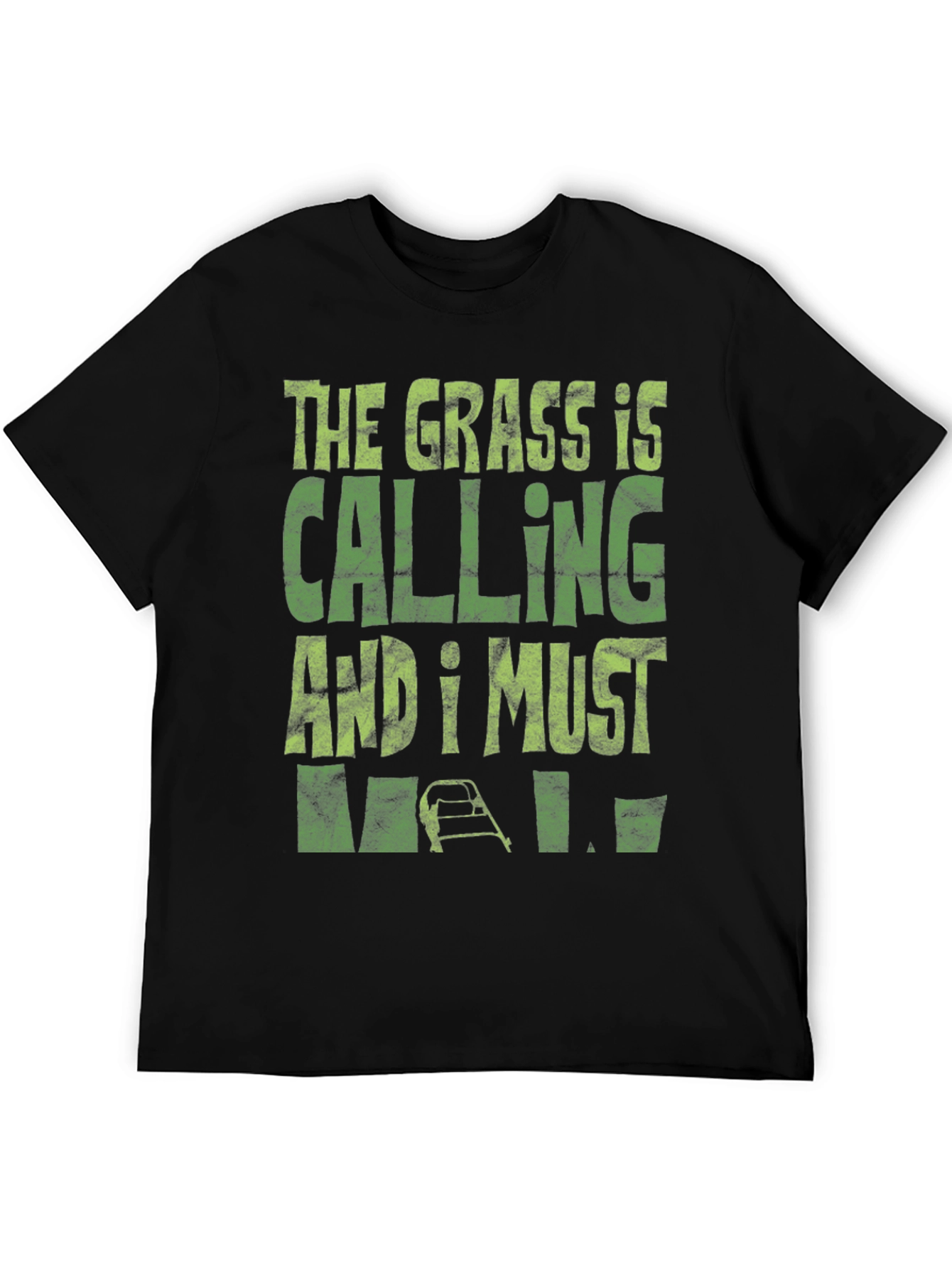 The Grass Is Calling Funny Lawn Mowing T-Shirt