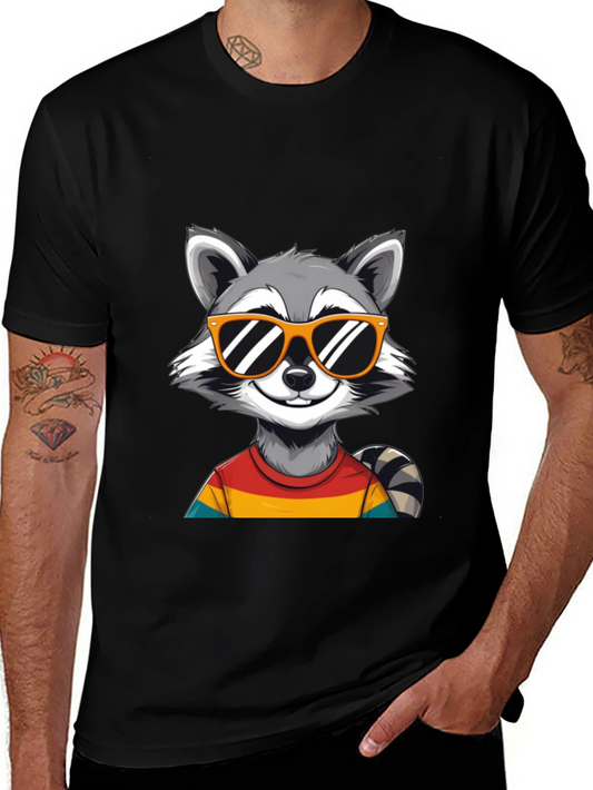 Cool Raccoon T-Shirt - Fun Graphic Tee