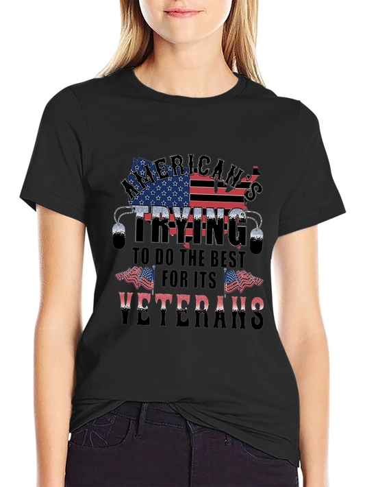 American Veteran Patriotic Graphic Tee