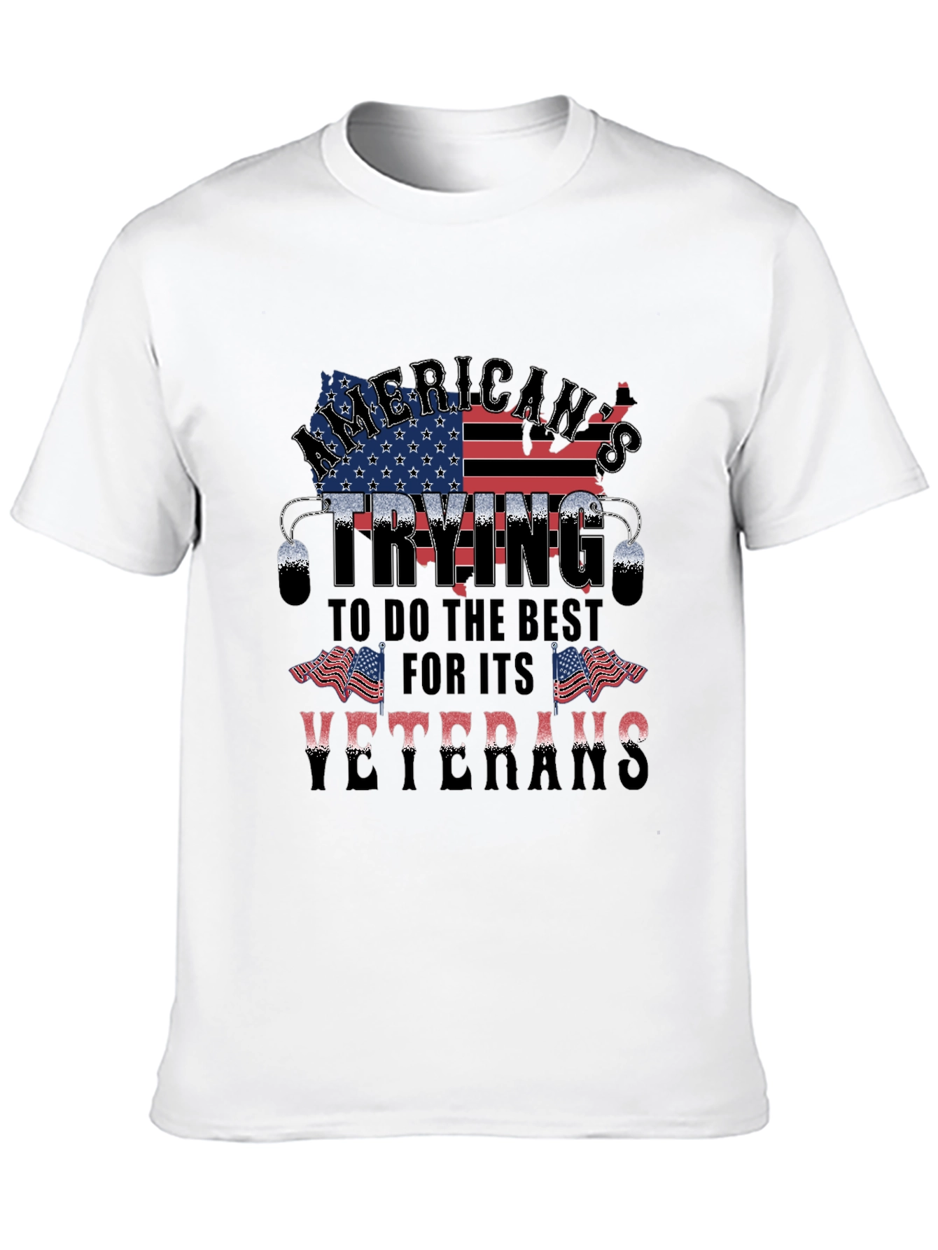 American Veteran Patriotic Graphic Tee