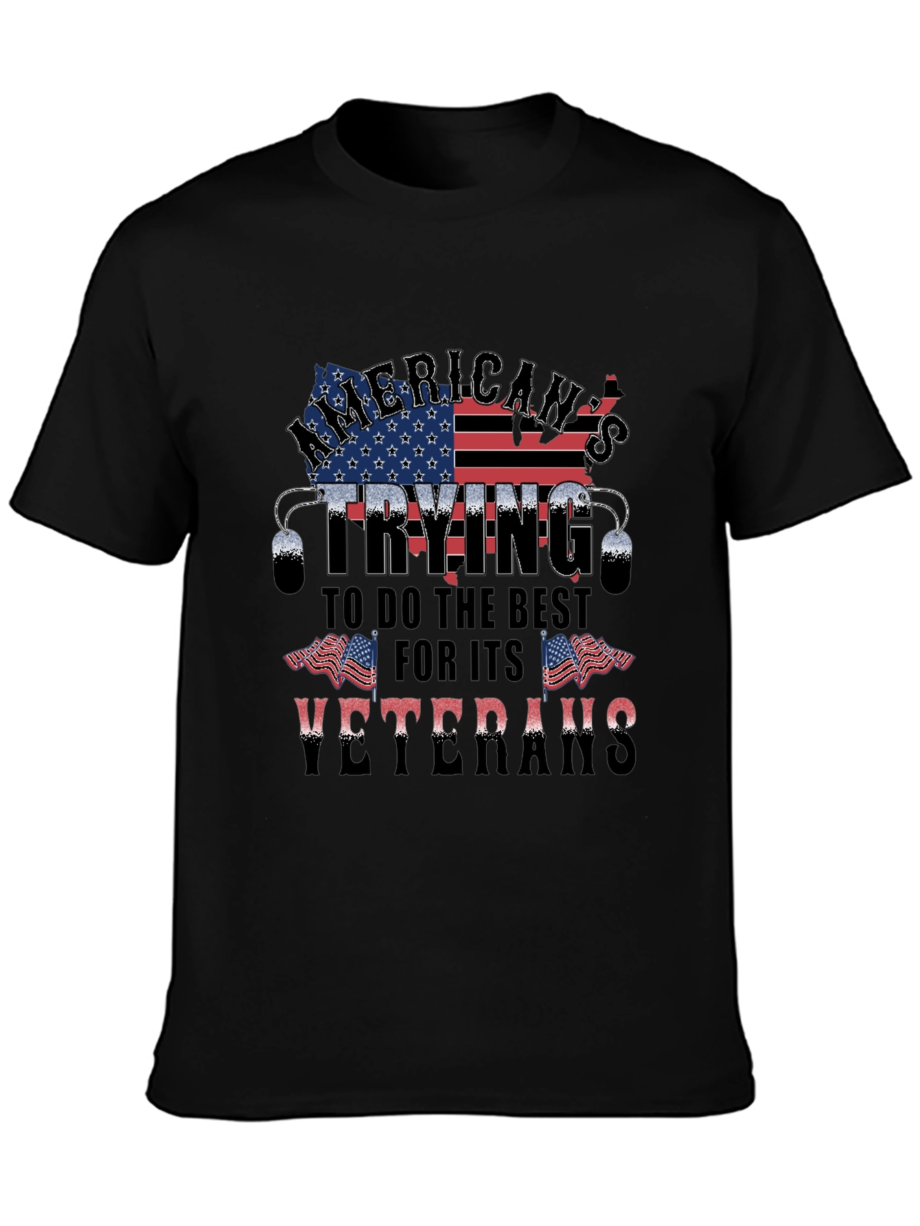 American Veteran Patriotic Graphic Tee
