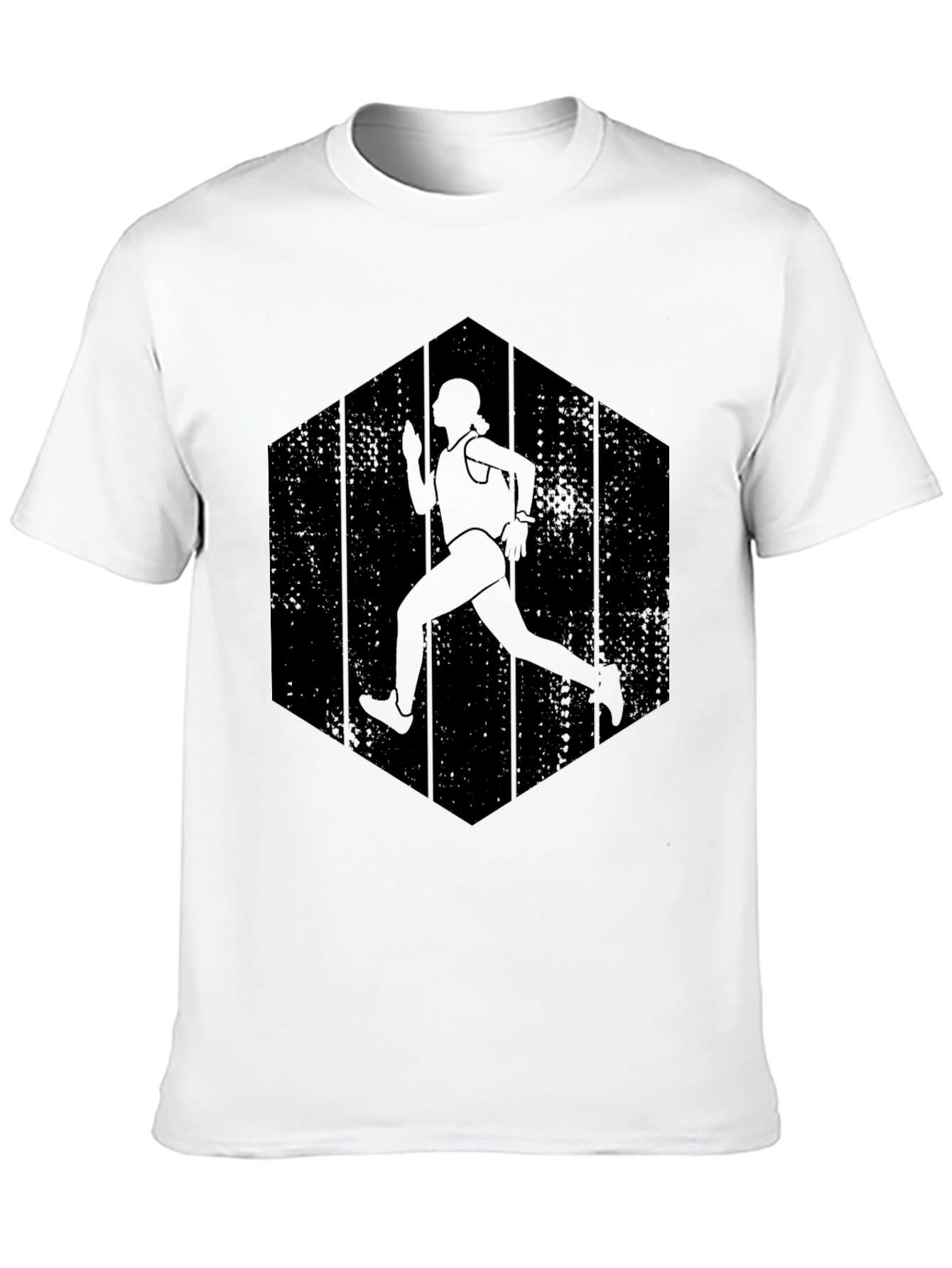 Runner Silhouette Graphic Tee - Black