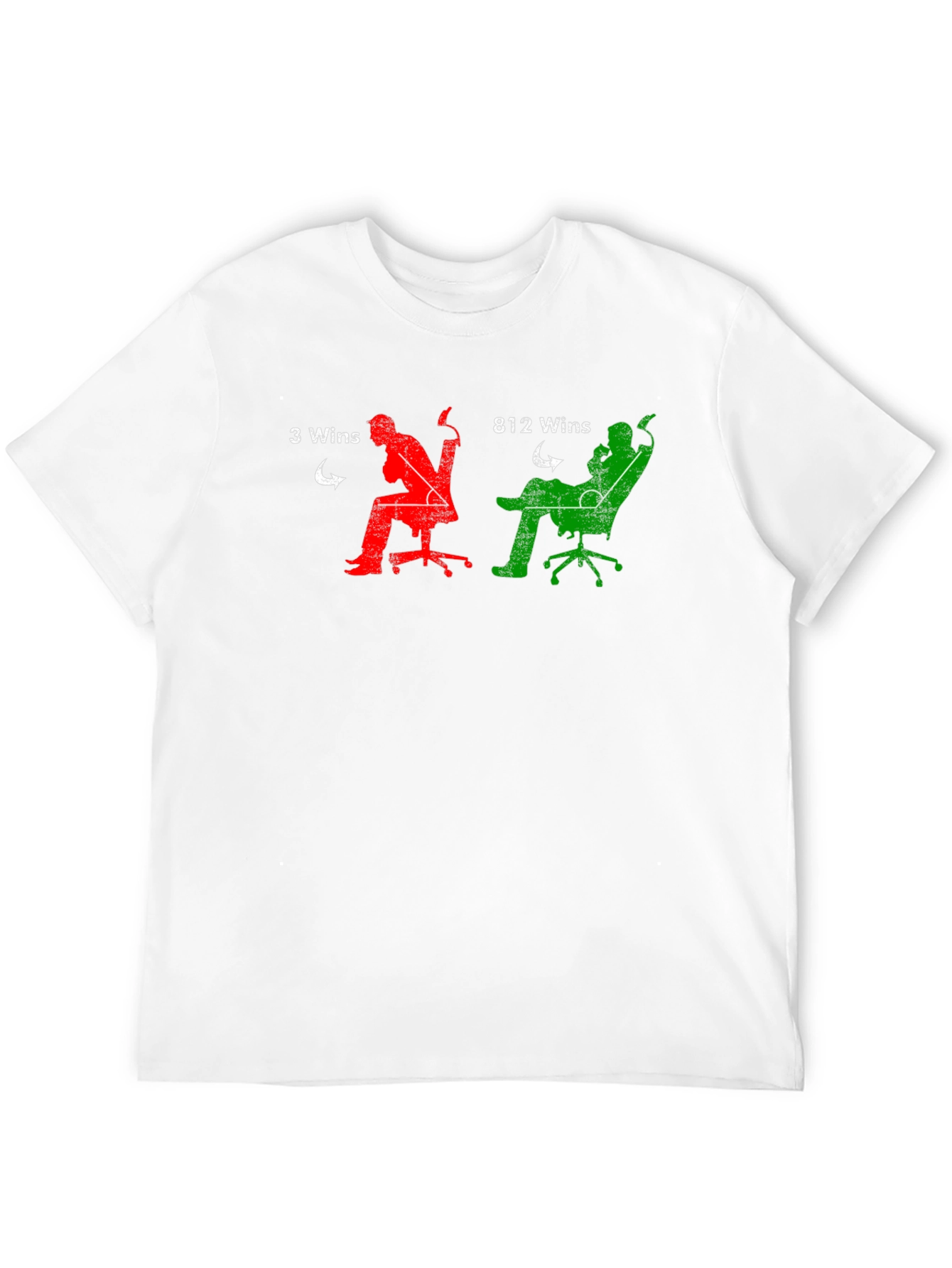 Gaming Posture T-Shirt - 3 Wins vs 812 Wins