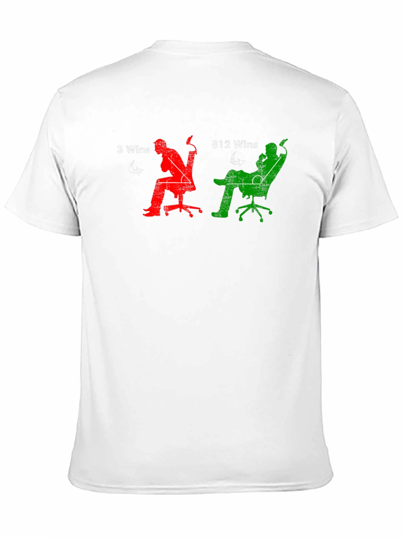 Gaming Posture T-Shirt - 3 Wins vs 812 Wins