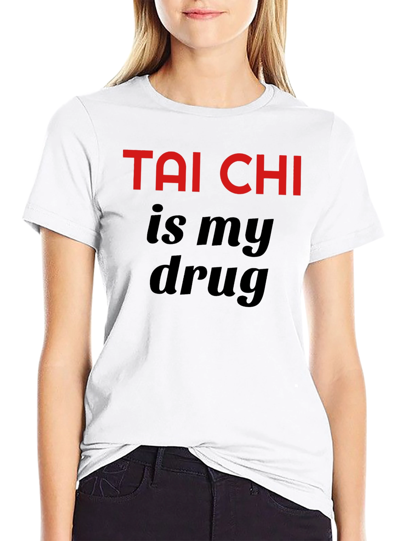 Tai Chi is My Drug Black T-Shirt