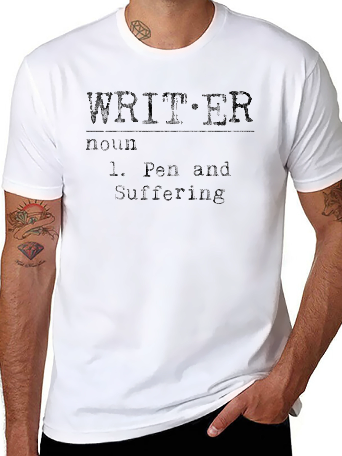 Writer Definition Black Graphic Tee