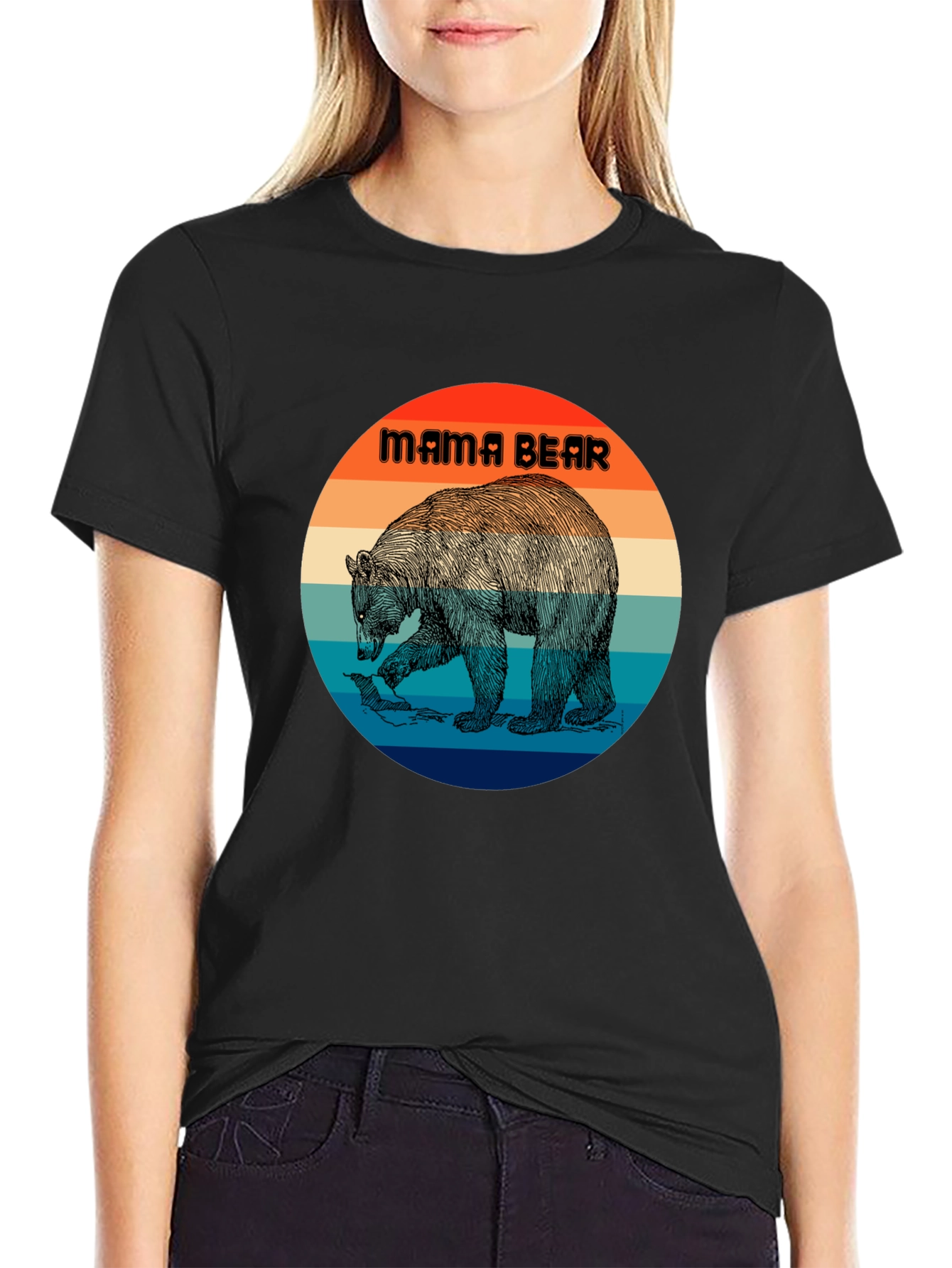 Mama Bear Graphic T-Shirt