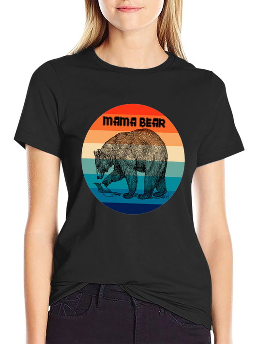 Mama Bear Graphic T-Shirt