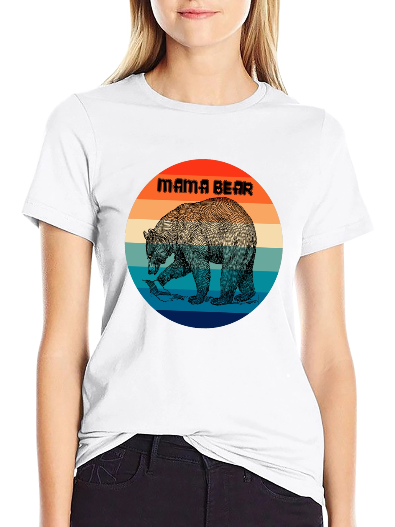 Mama Bear Graphic T-Shirt