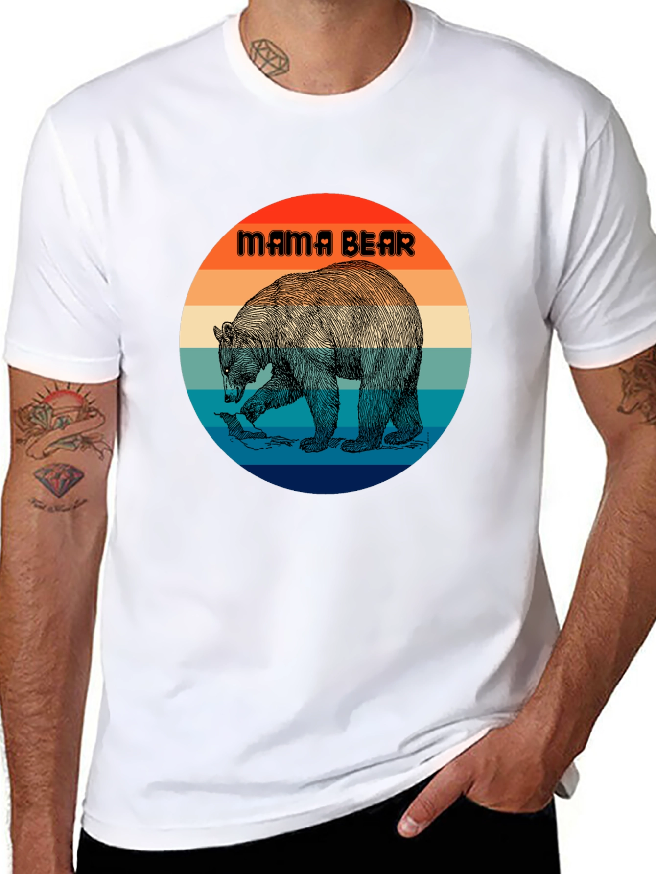 Mama Bear Graphic T-Shirt